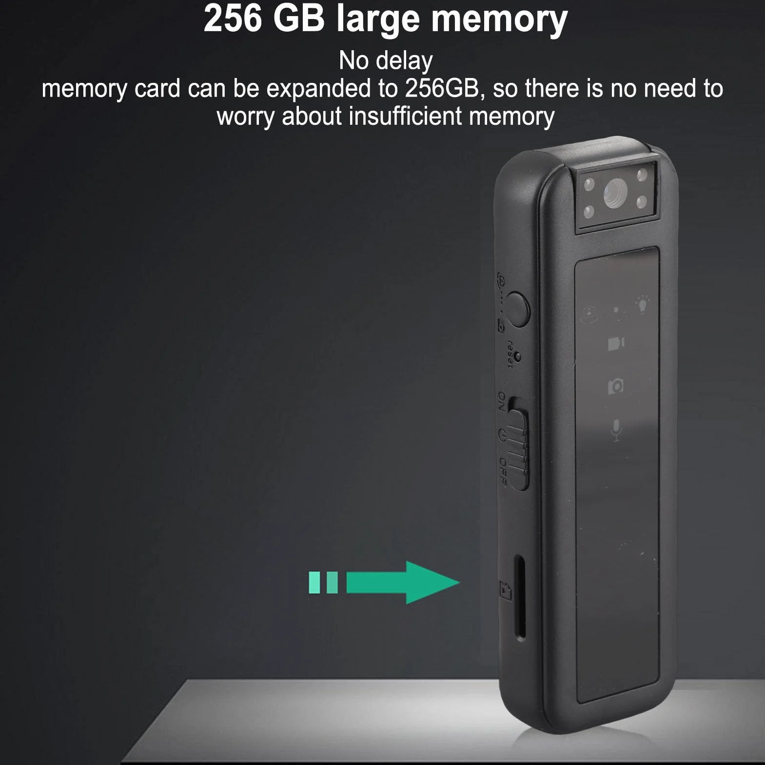 Mini Kamera na Ciało, Wielofunkcyjna Kamera Noktowizyjna 1080P Poręczna Przenośna Kamera, Kamera z Tylnym Klipsem, do Biura Biznesowego Sporty na świeżym Powietrzu