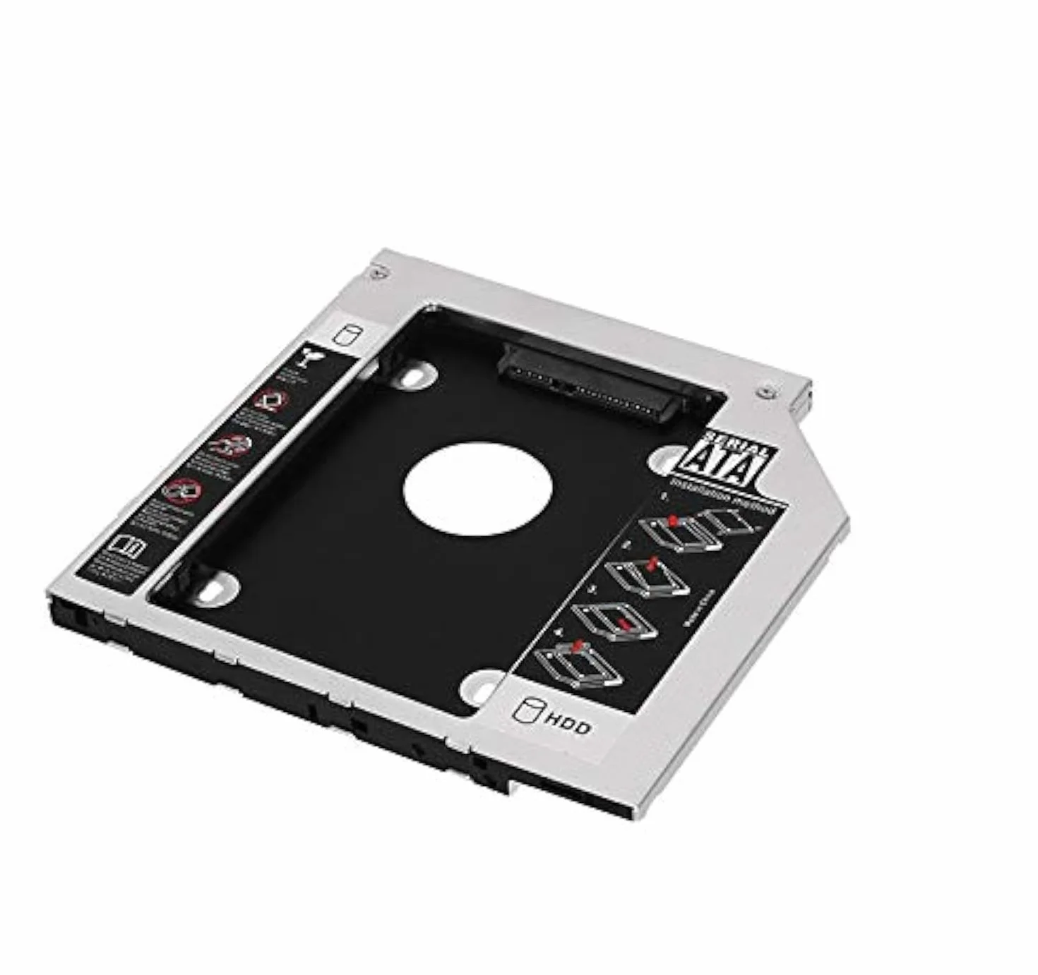 Padarsey Uniwersalny 12,7 mm SATA na SATA 2. SSD dysk twardy Caddy adapter obudowy do laptopa