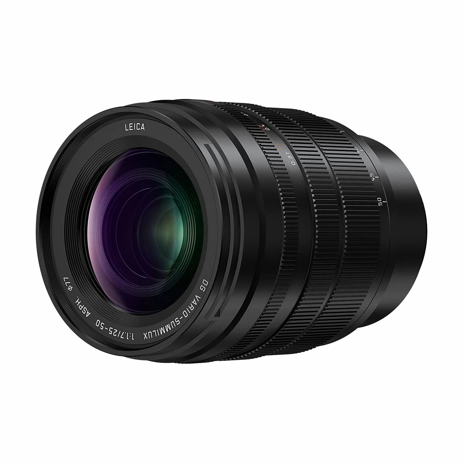 Panasonic H-X2550 LEICA DG VARIO-SUMMILUX teleobiektyw z zoomem (ogniskowa 25-50mm, przysłona F1,7 ASPH., filtr φ77mm, obiektyw mikro 4/3), czarny