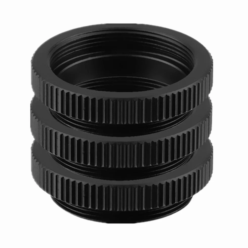 Pierścień C-CS do konwersji obiektywu, 2 szt. 5 mm adapter rurki przedłużającej pierścień izolacyjny do soczewek CCTV adapter montażowy C-CS