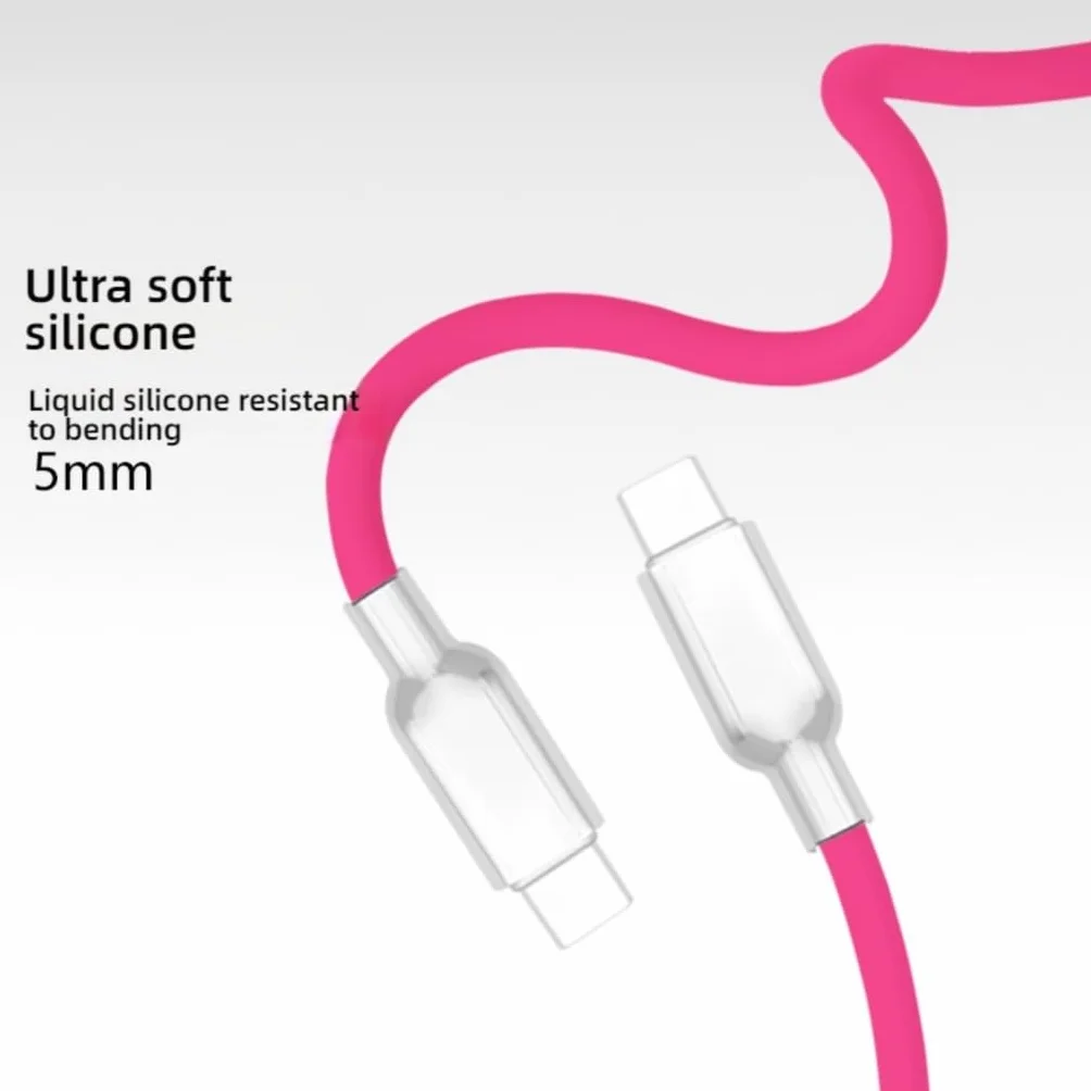 15/25/35 cm długi kabel USB typu C do transmisji danych 240 W kabel do ładowania typu C obsługuje dane