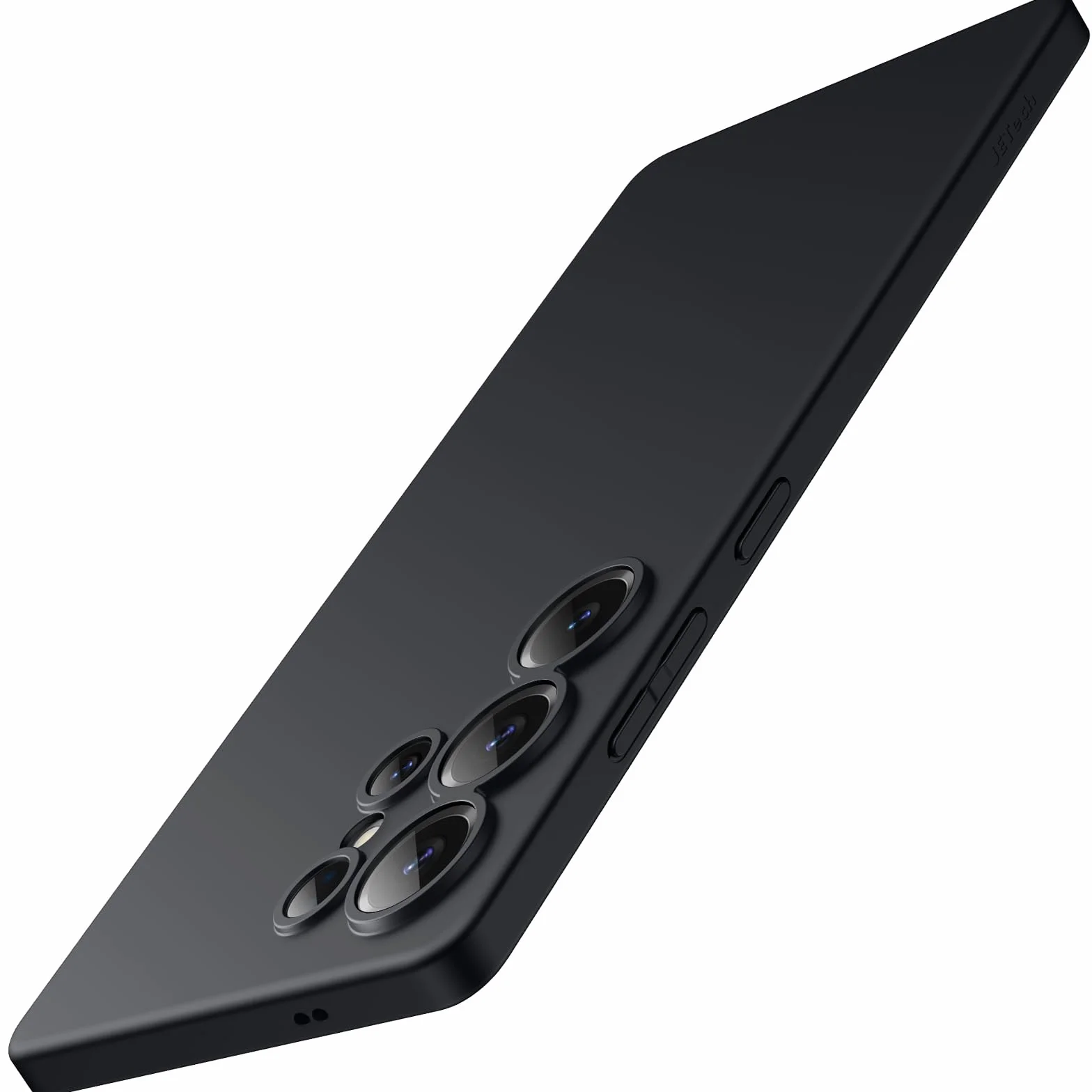 JETech Etui Szczupły dla Samsung Galaxy S25 Ultra 5G z Obiektywem Aparatu Pełna Ochrona, Ultracienkie Lekkie Matowe Wykończenie Minimalistyczna Ochronna Osłona Telefonu (Czarny)