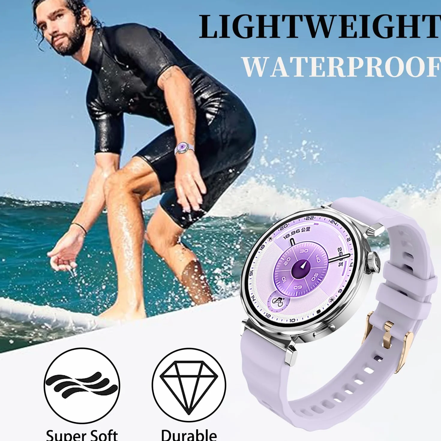 18mm silikonowy szerokości Pasek zegarka Huawei Watch GT6/GT5/GT4 41mm/GT5 Pro 42mm,unisexowy miękki sportowy pasek wymienny z silikonu.
