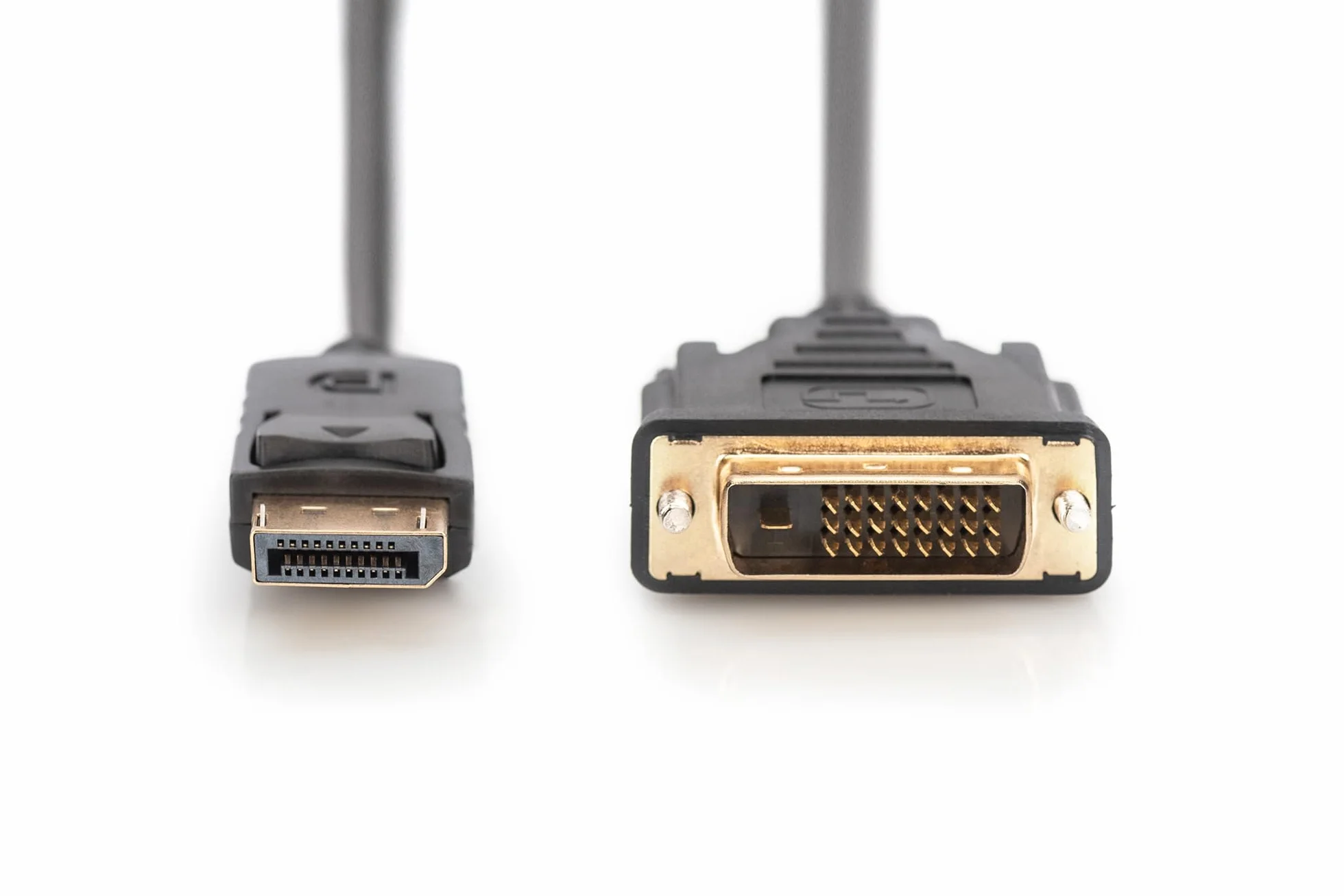 DIGITUS Kabel adaptera DisplayPort – DP – DVI (24+1) – Full HD 1080p/60 Hz – Displayport 1.1a – 3m – z blokadą – odpowiedni do monitorów, kart graficznych – czarny