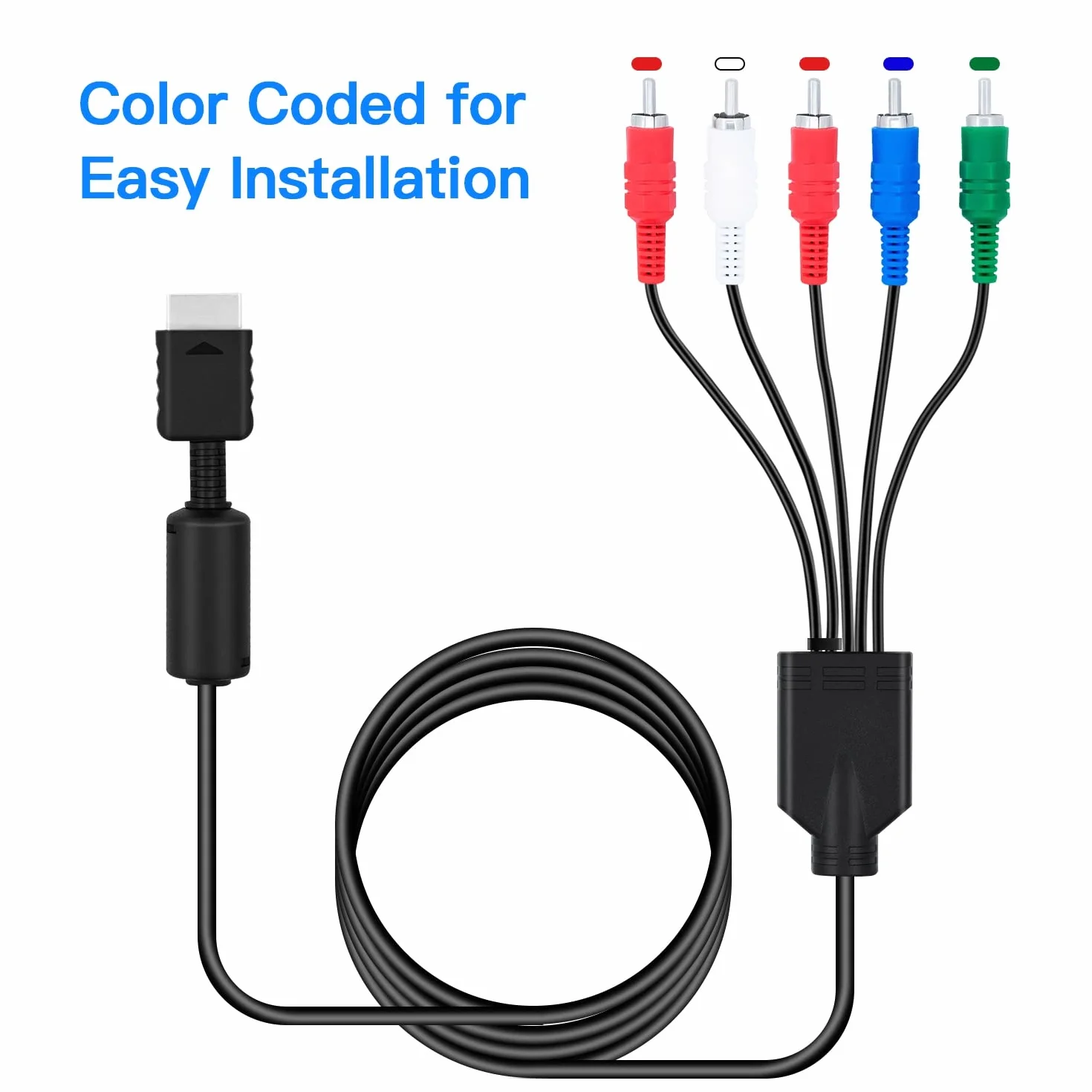 Kabel AV komponentowy HD do Sony PlayStation PS2 PS3