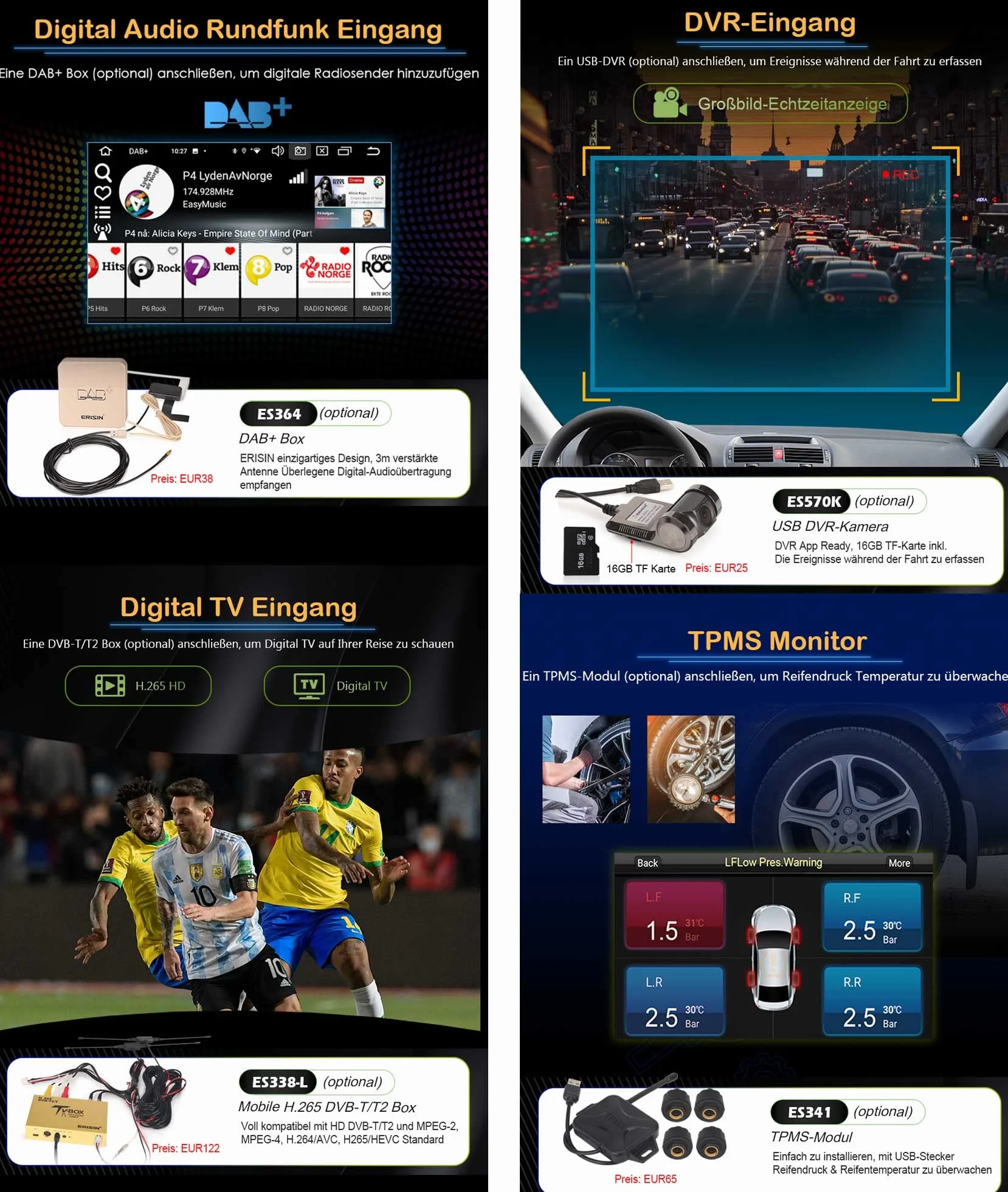 Erisin Android 12 4 GB RAM + 64 GB ROM radio samochodowe z GPS do BMW E46 M3 325 3 318 320 Rover 75 MG ZT 7 cali Multimedia Bluetooth nawigacja ekran dotykowy CarPlay DAB+ WiFi 4G FM Radio A2DP OBD2