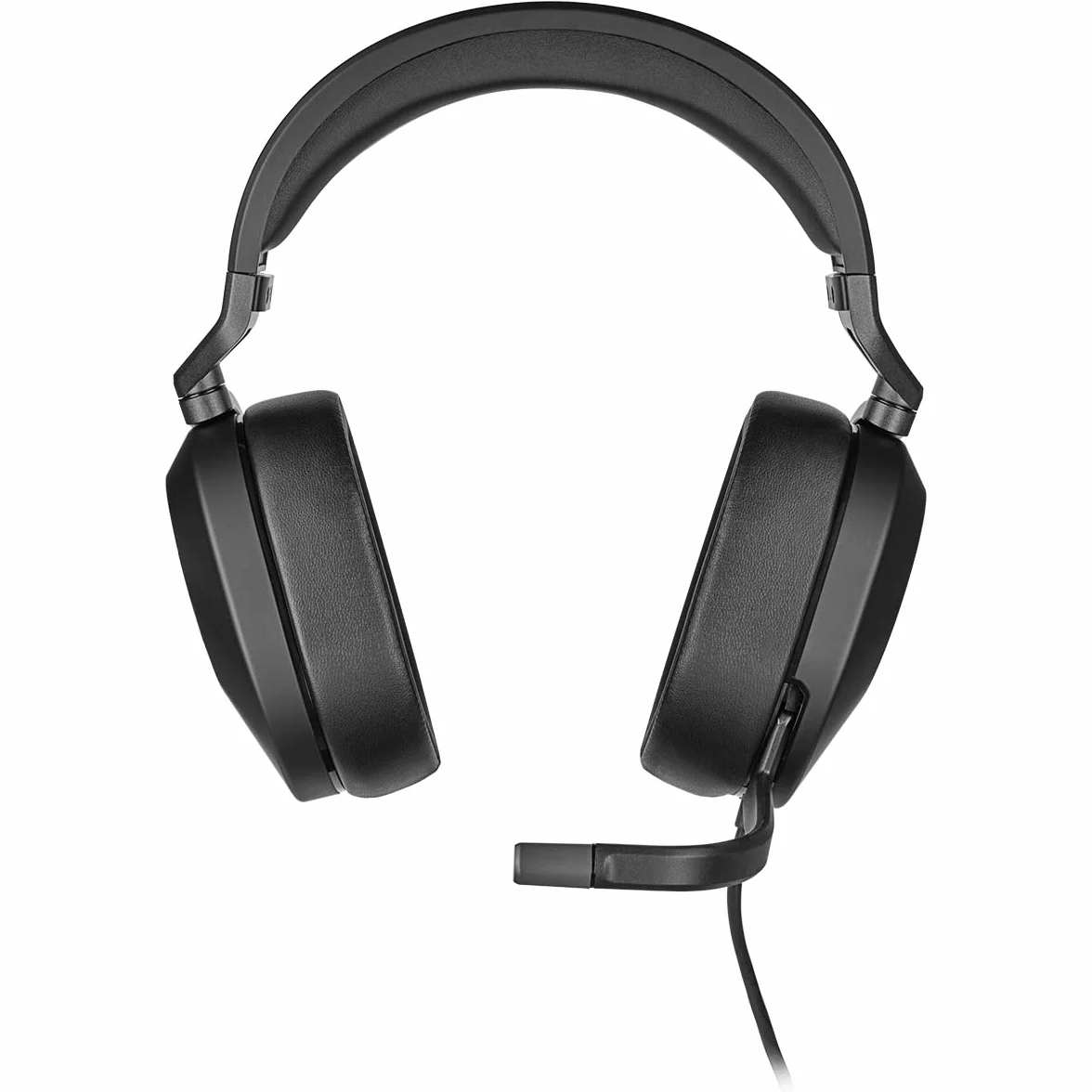 Corsair HS65 SURROUND Gamingowy Zestaw Słuchawkowy, Poduszki z Pianki z Pamięcią Kształtu Skóry, Dźwięk Przestrzenny Dolby Audio 7.1 na Komputerach PC i Mac, SonarWorks SoundID, Czarny