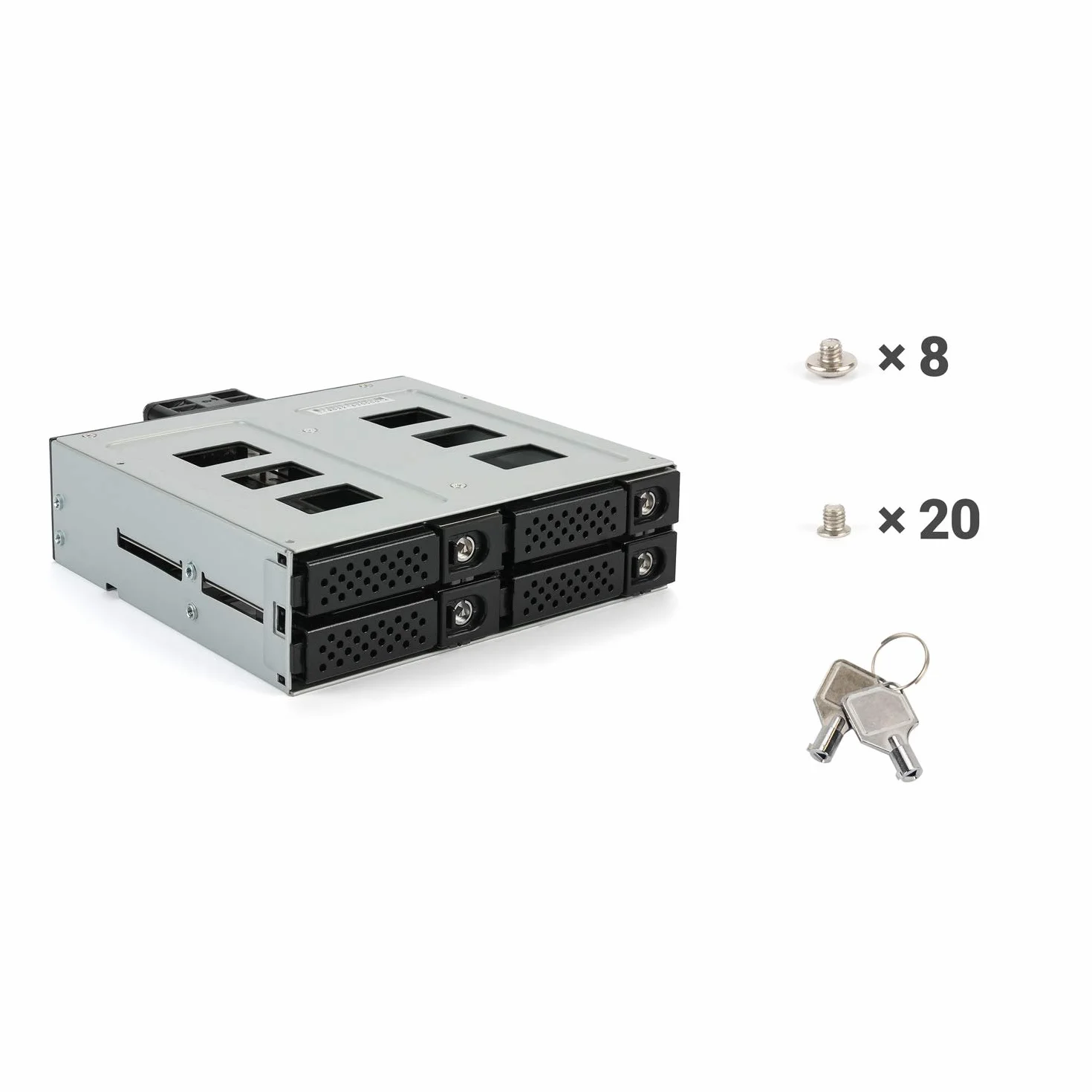 FANTEC MR-SA1242-12G/6G SAS + SATA I,II & III Backplane für 4×2,5" HDD/SSD