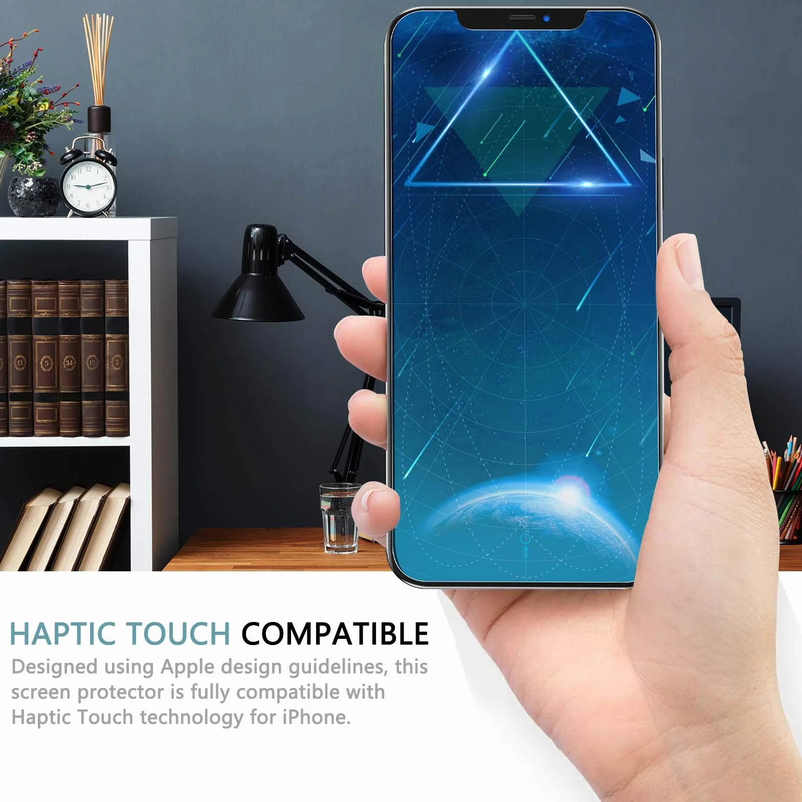 Folia ochronna ze szkła hartowanego do iPhone'a 11, iPhone'a 11, ochrona przed wzrokiem, folia ze szkła hartowanego, z łatwą instalacyjną tacą (5,4 cala) (2)