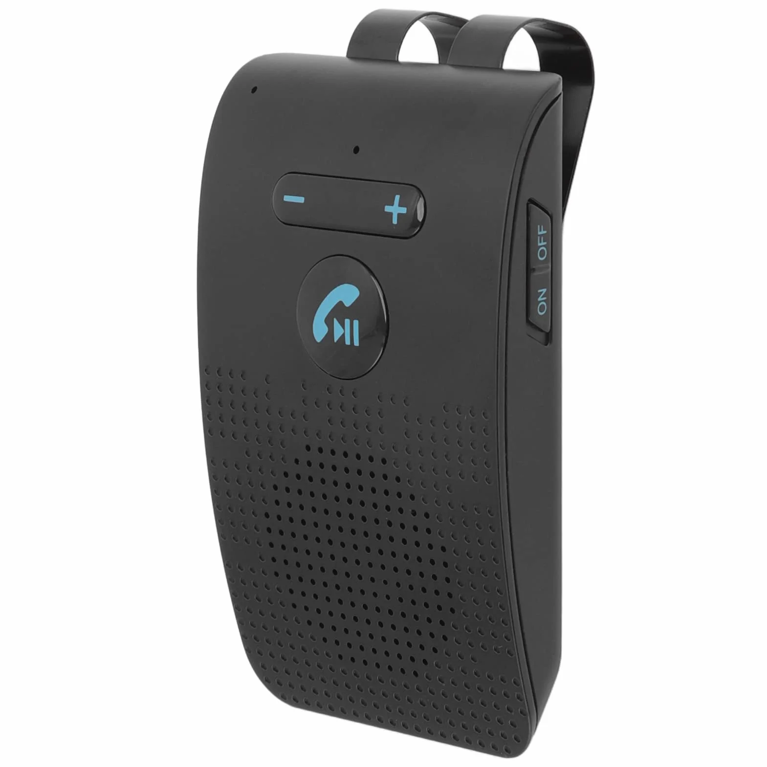Samochodowy Zestaw Głośnomówiący, Zestaw Głośnomówiący z Automatycznym Połączeniem Telefonu Komórkowego Bluetooth 5.0 Bezprzewodowy Adapter do Odbiornika Przeciwsłonecznego Głośnik MP3 z Klipsem z Tył
