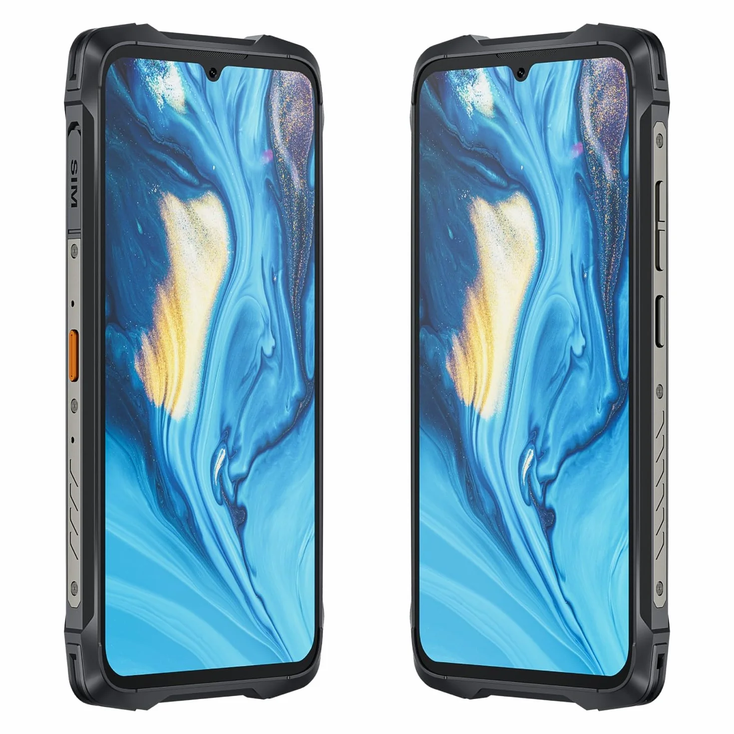 KingKong Power 3 - Smartfon 6,72" FHD+ 120Hz, 24GB (12GB+12GB rozszerzalne) RAM i 256GB ROM, aparat główny 100 MP, bateria 10200mAh, Android 14, procesor Helio G99 Octa-Core, kolor czarny.