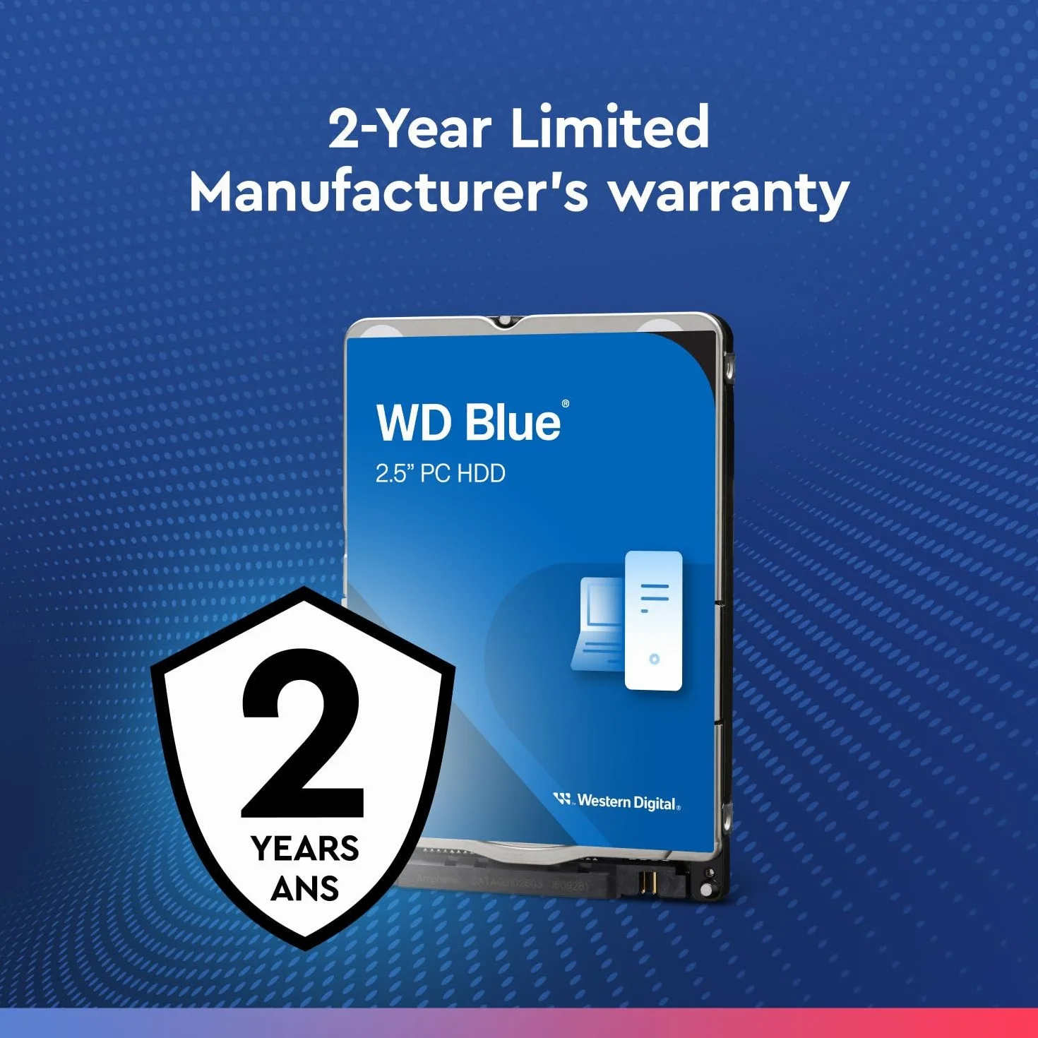 Western Digital Niebieski dysk twardy SATA 1 TB 2,5 cala