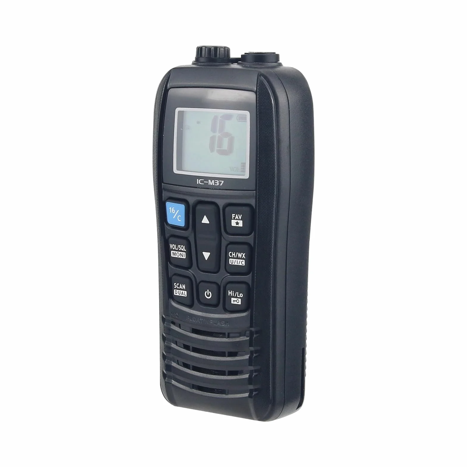 IC-M37 6W 5KM Transceiver VHF Ręczny nadajnik-odbiornik morski Statek Walkie Talkie Radio VHF