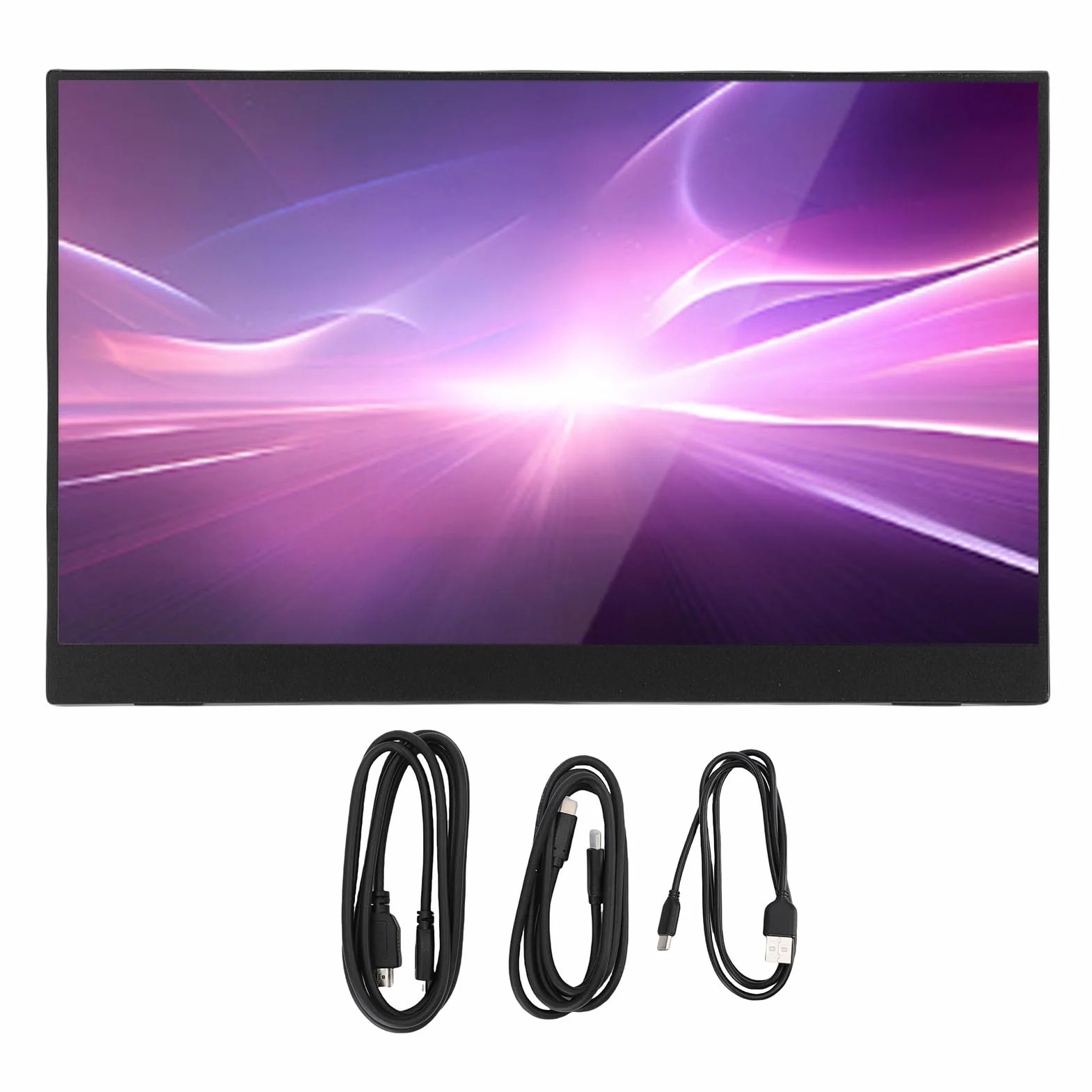 Fabater Przenośny Wyświetlacz 15.6 -HD -HD dla Wydajności Wielu Ekranów na Laptopach i Konsole do Gier