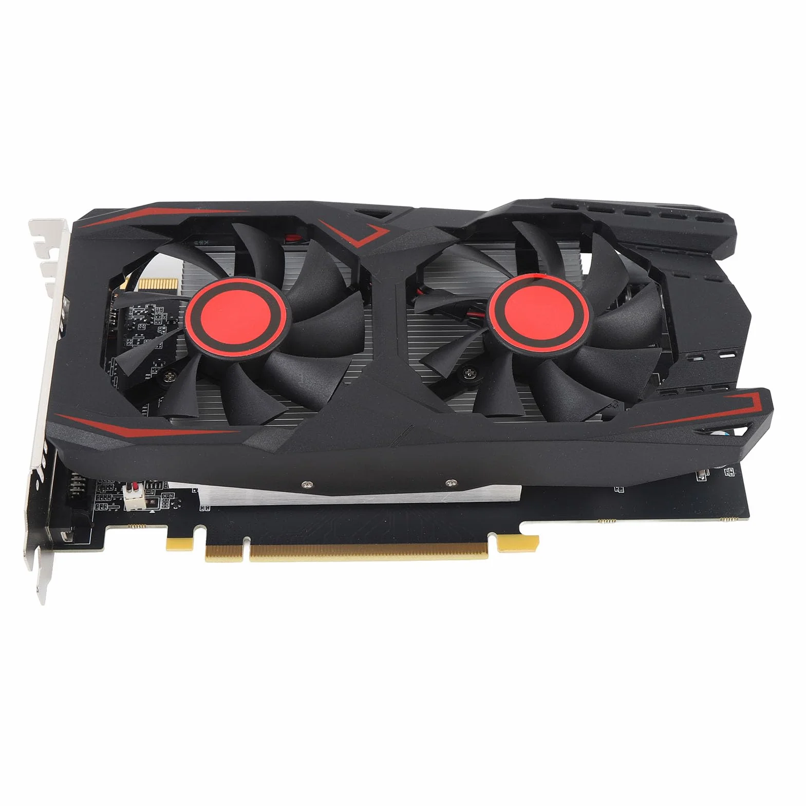 Karta Graficzna 6 GB GDDR5 192-bitowa pamięć, Karta Graficzna PCI Express 2.0, Wydajne, Ciche Chłodzenie z Dwoma Wentylatorami do Pracy na Komputerze do Gier, Edycja Wideo, Obsługuje 10 11 7