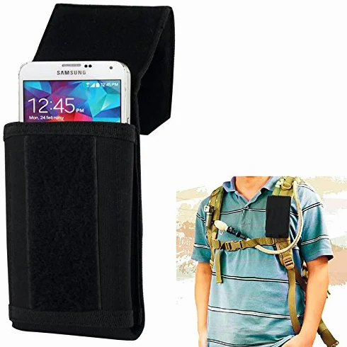 Pokrowiec Ochronny na Telefon Outdoor Czarny 17x8,3x3,5 cm do Samsung Galaxy S5 S4 S3 S2 iPhone 5 5S