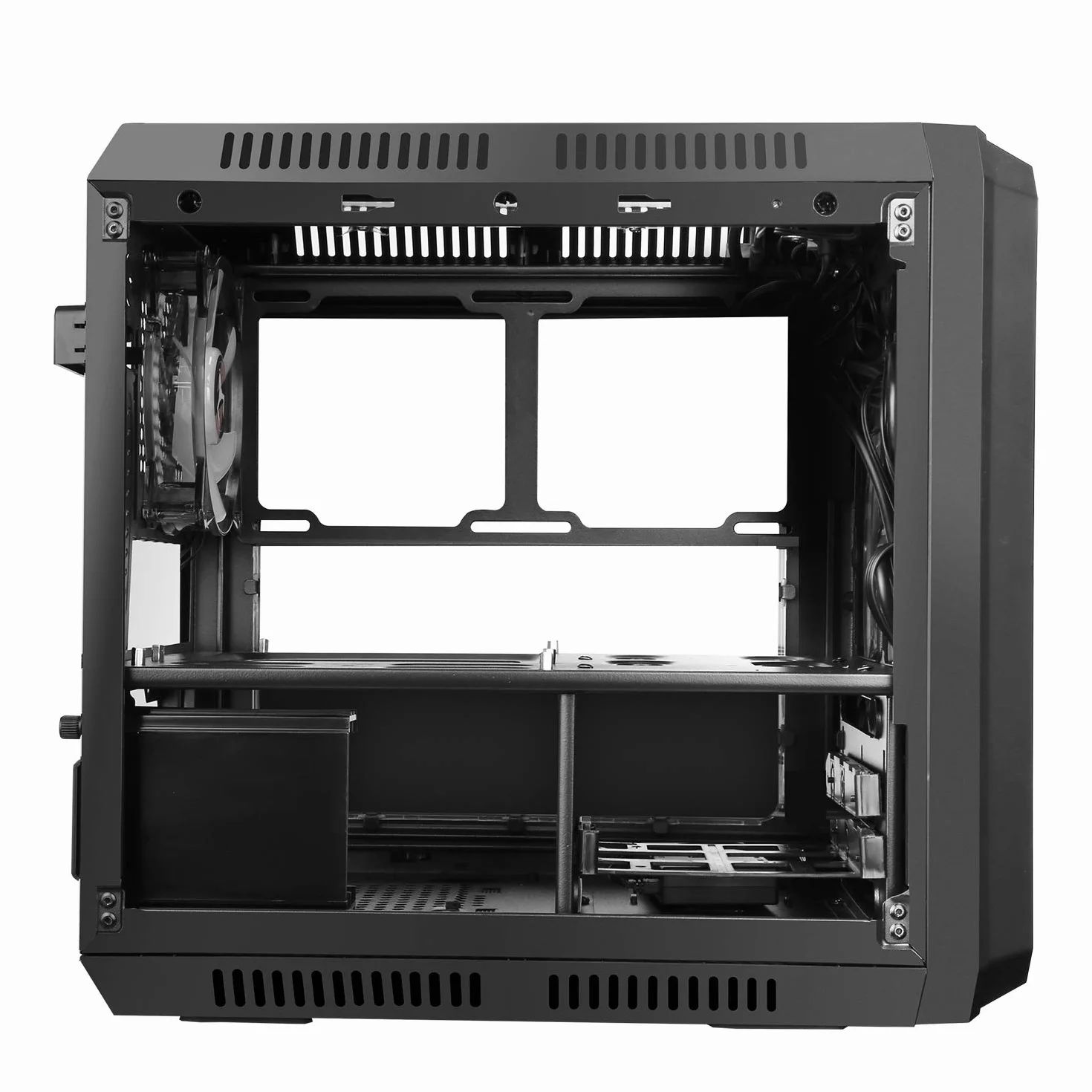 Case QBO 8 EVO Micro ATX, USB3, 200+120mm ARGB Fan, czytnik kart, 3x Trasp Window