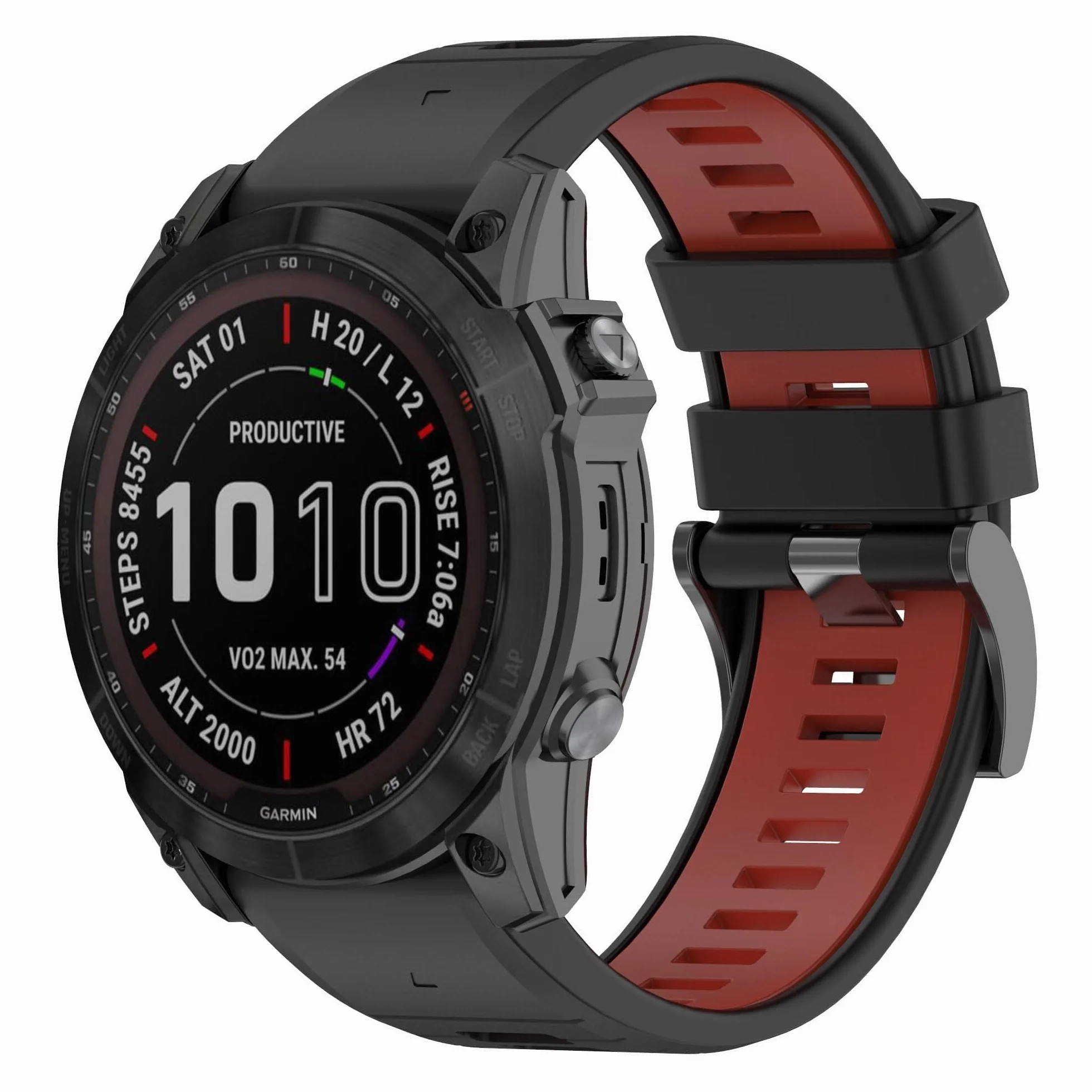 Pasek do zegarka Garmin Fenix 7X Pro / 7X/ 6X / 6X Pro/ 5X/ 5X Plus/ 3/Fenix 3 HR, 26 mm szybko dopasowany miękki silikonowy pasek