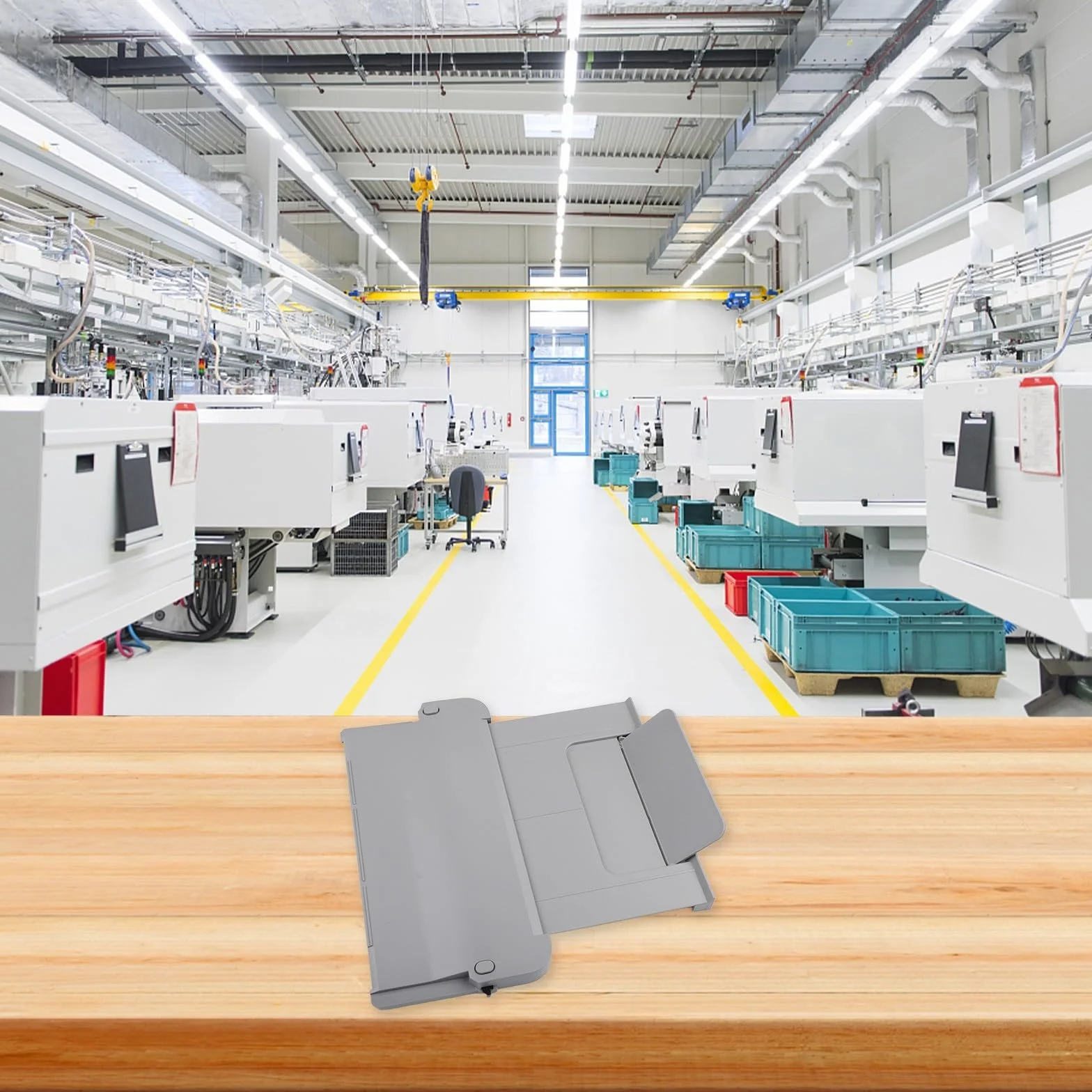 Taca wyjściowa do drukarek HP OfficeJet Pro obsługująca propozycje biznesowe i wyjście zdjęć za pomocą podwójnej tacy funkcji automatycznego przełączania