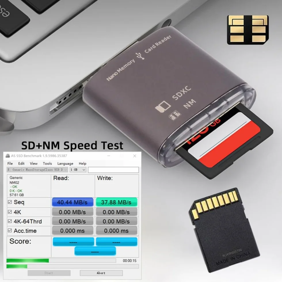 CY Karta USB 3.0 do NM Nano karta pamięci i czytnik kart SD Writerfor Mate Seial telefon i aparat i laptop
