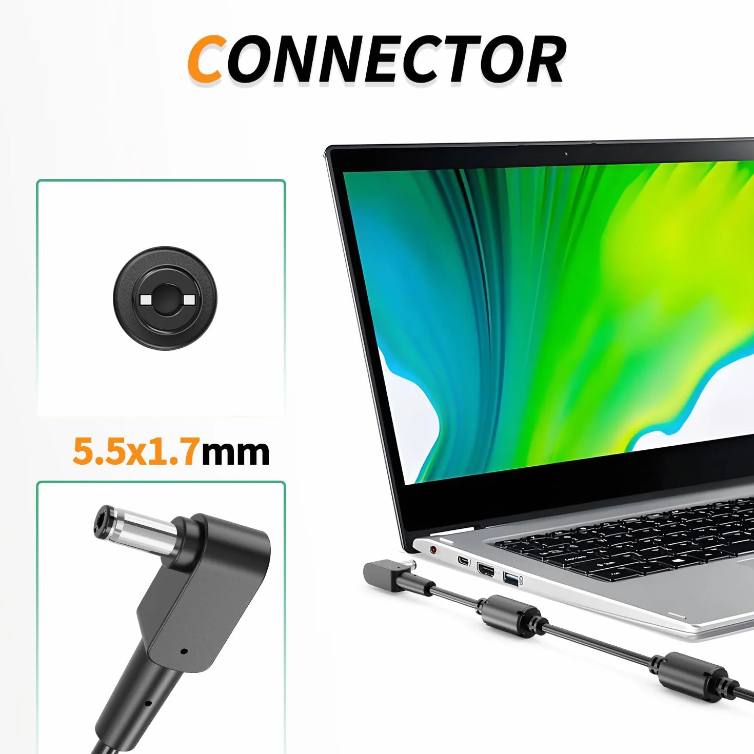 Zasilacz sieciowy do notebooka 330 W 19,5 V 16,92 A kompatybilny z Acer Predator Helios 16 18 300 500 700 Neo 16 18 Triton 14 17X 300 500 Nitro 16 17