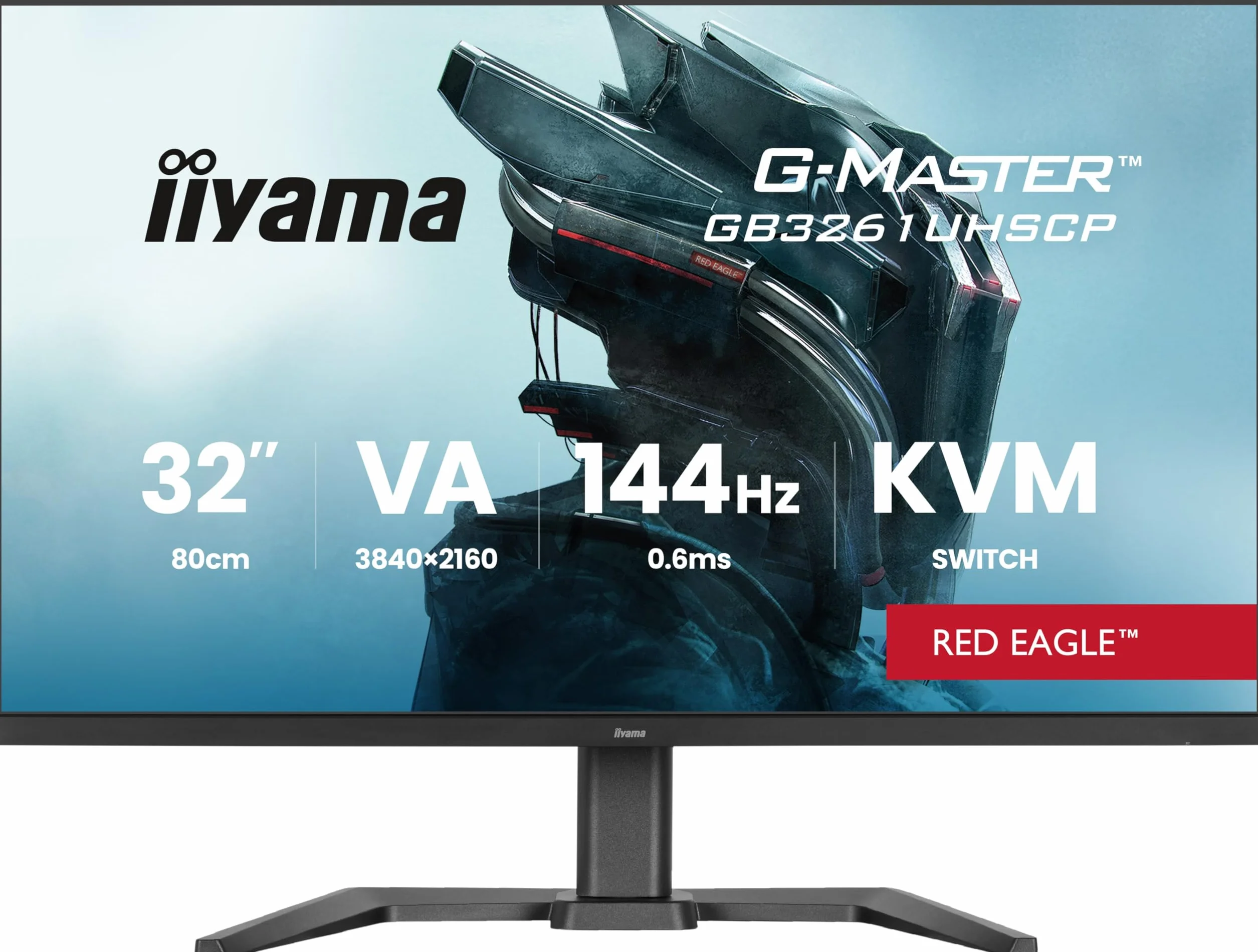 iiyama GB3261UHSCP-B1-31,5", IPS, 3840 x 2160/144 Hz, 2H1DPType-C, PD95W .KVM HAS