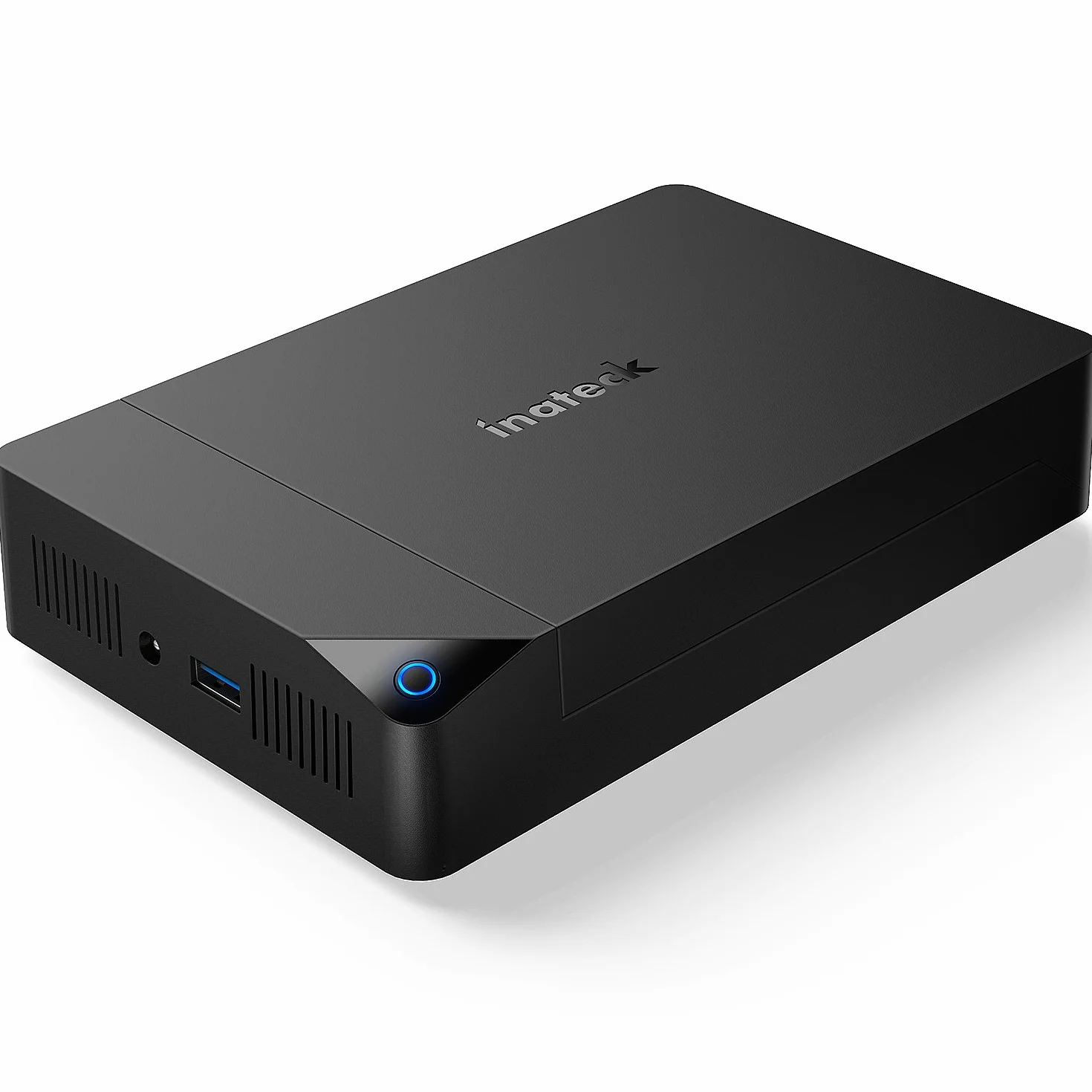 Inateck Obudowa dysku twardego 3.5 USB 3.0, zewnętrzna obudowa HDD do 2,5"/3,5" SATA HDD i SSD, obsługuje UASP i maksymalnie 20 TB napędów, zasilacz 12 V/2 A