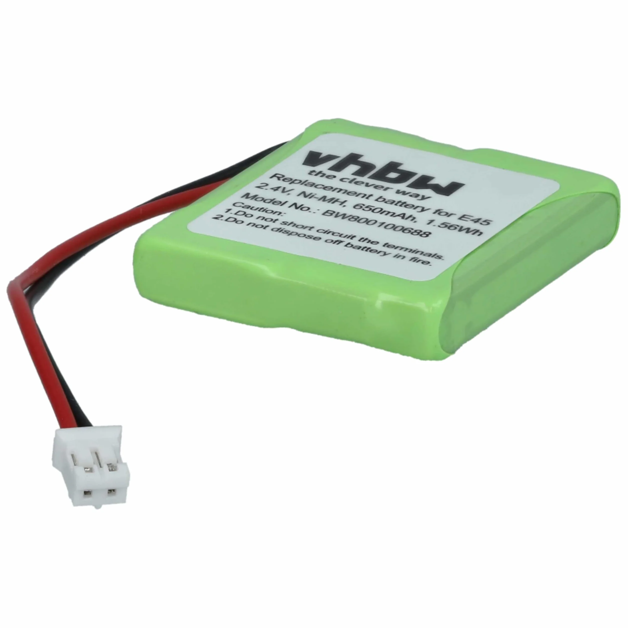 vhbw 10 x bateria zastępuje Siemens V30145-K1310-X382, S30852-D1751-X1 do telefonu bezprzewodowego (650mAh, 2,4V, NiMH)