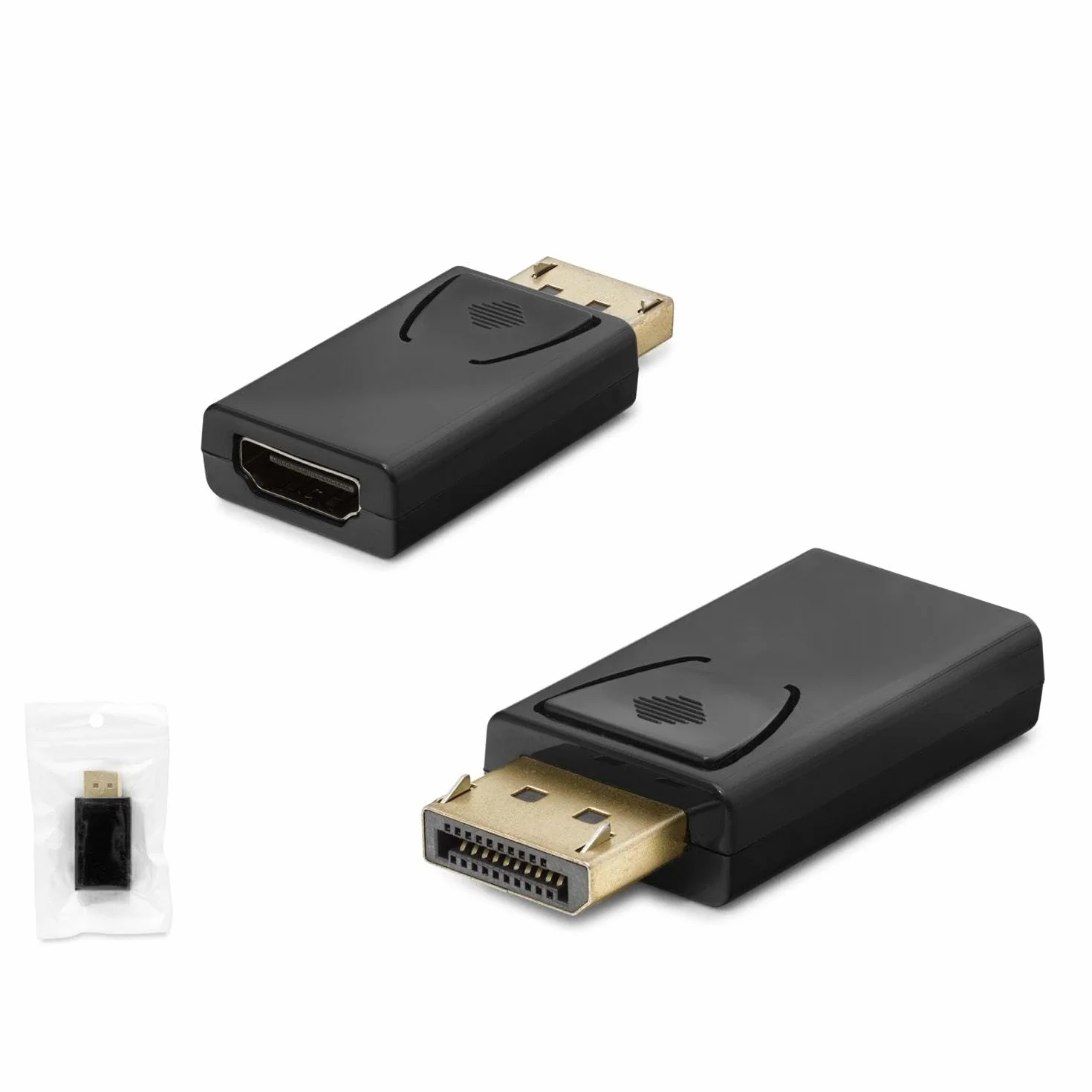 Hadron HDX1312 DisplayPort (E) na HDMI (D) 4K 30Hz konwerter adapter - czarny