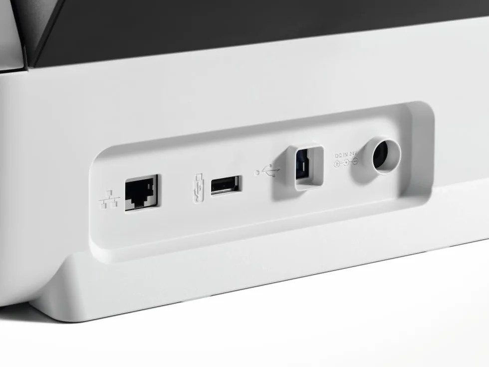 Brother ADS-4300N, profesjonalny skaner dokumentów z USB i LAN, skanowanie dupleksowe, przyciski, biały, ADS4300NRE1