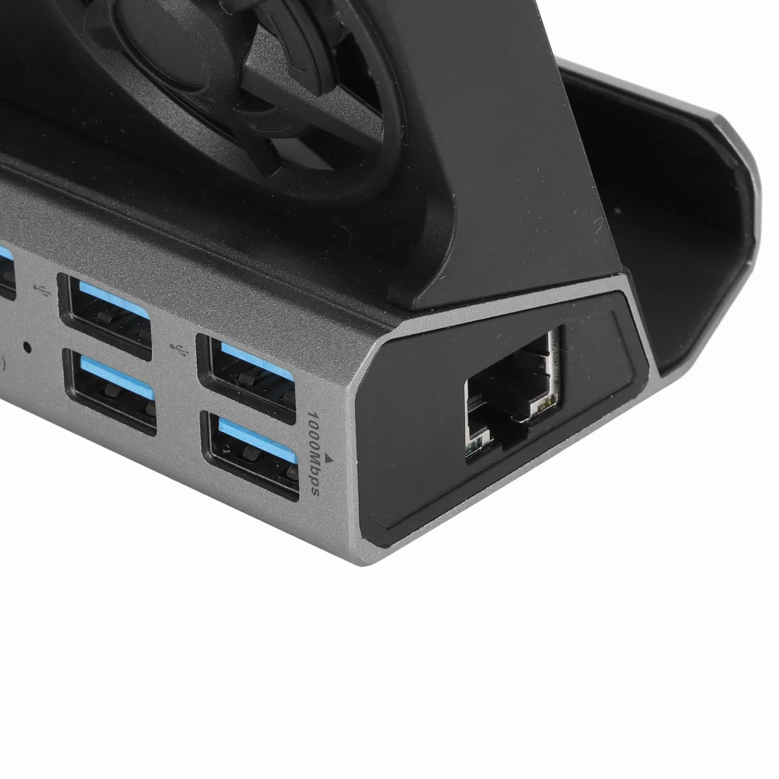 10-w-1 Stacja Dokująca USB C 4K 60Hz 100W PD z Podwójnym Wentylatorem, Gigabit Ethernet, 2.0, USB 3.0, 2.0, Czytnikiem Kart SD dla Steam Deck ROG Ally (V262A)
