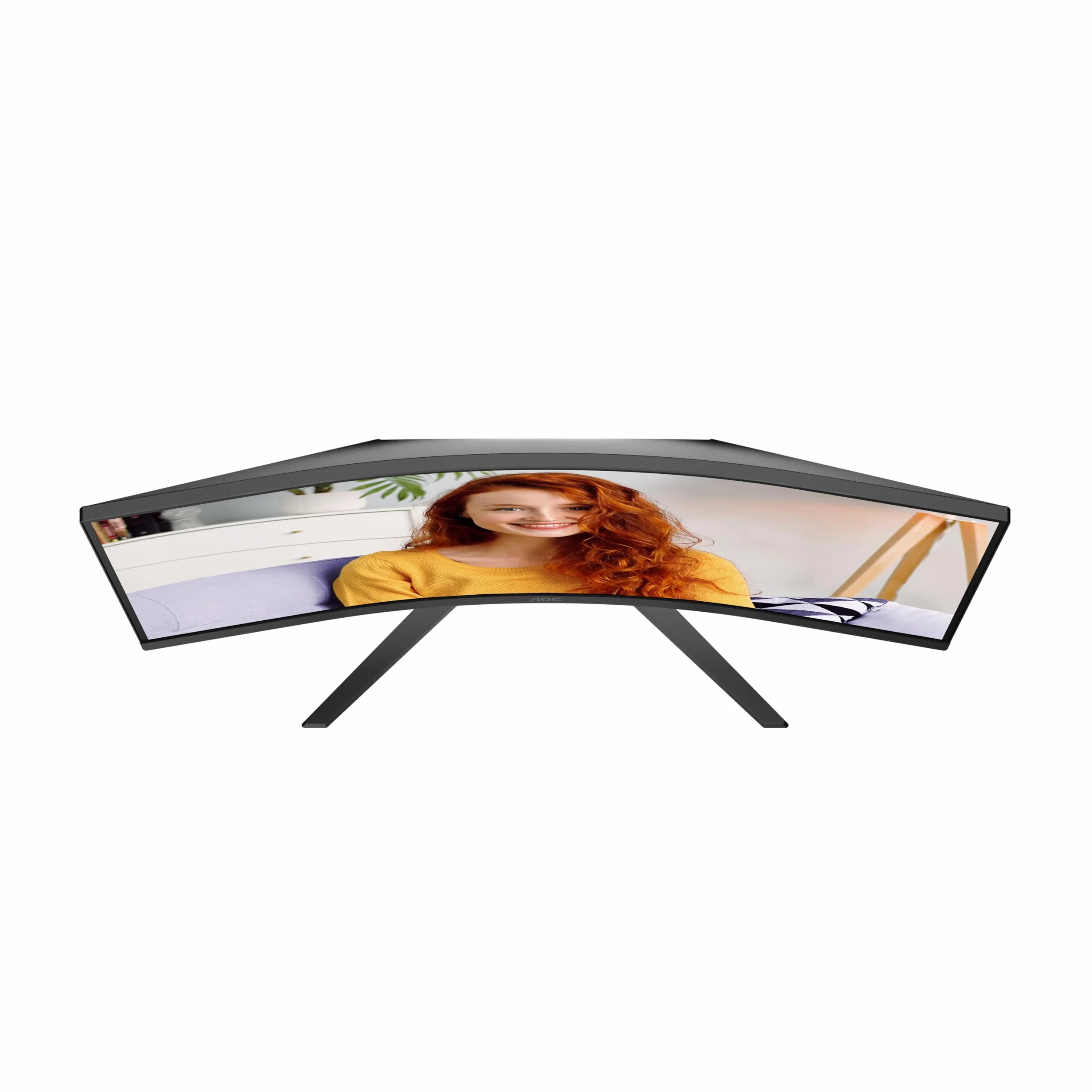 AOC Zakrzywiony monitor, CU34B3E 34 Cal 120Hz VA Płytka, 4ms GtG, HDR Ready (3440x1440 HDMI 1x 2.0 DP 1x 1.4) Czarny