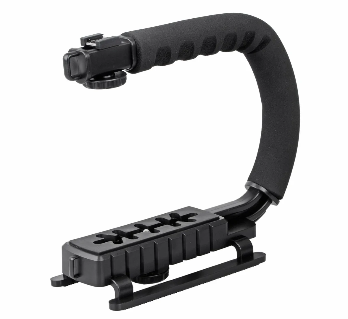 Khalia-Foto ayex Action Grip stabilizator wideo do kamkorderów i lustrzanek cyfrowych – statyw dla spokojnych nagrań wideo