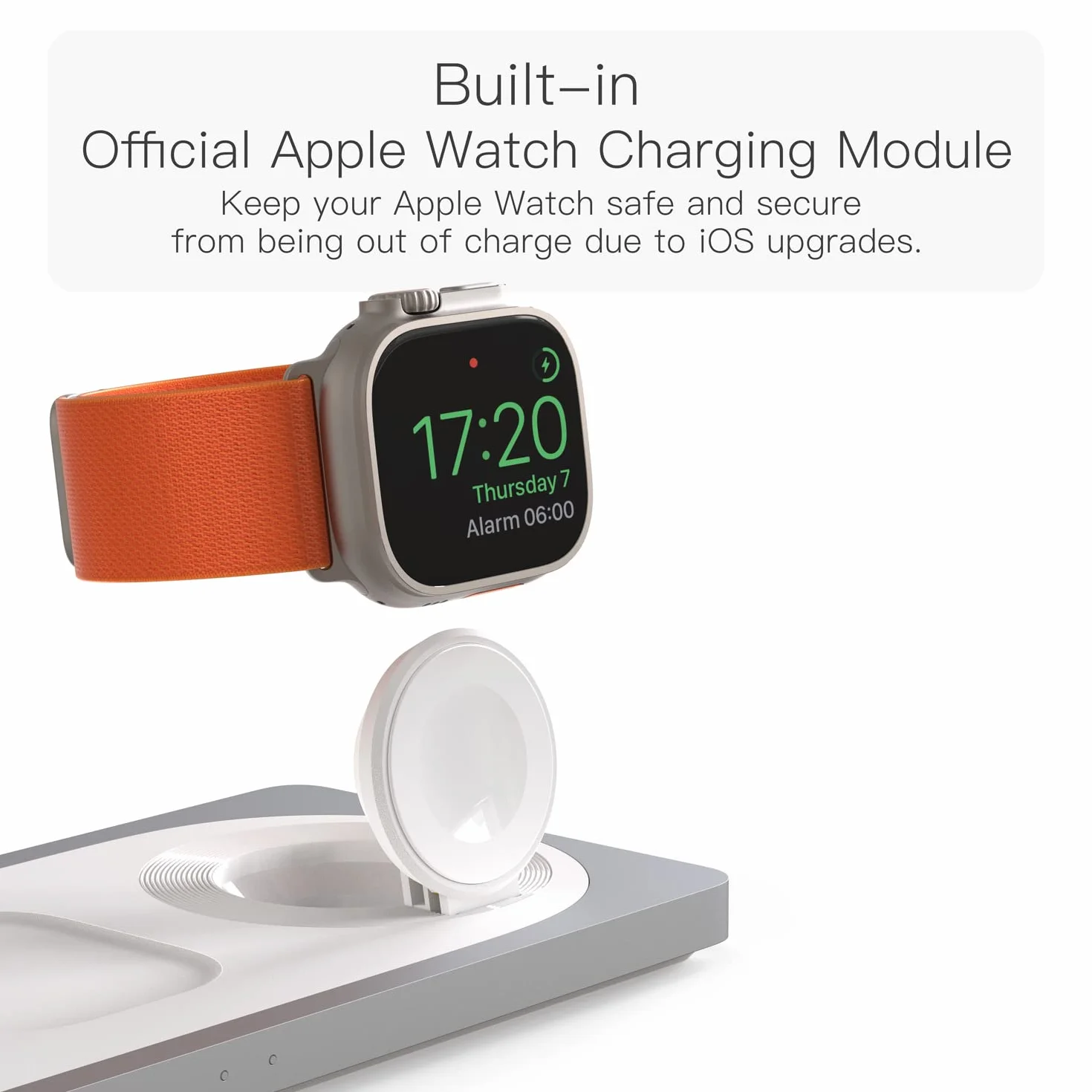 PETINO Stacja ładująca 3 w 1 do Apple - szybki i bezpieczny uchwyt ładowarki 22 W - magnetyczny bezprzewodowy uchwyt do iPhone'a 14 13 12 Pro Max/Plus/Pro/Mini,iWatch Ultra/8/7/SE/6/5/4/3/2, AirPods