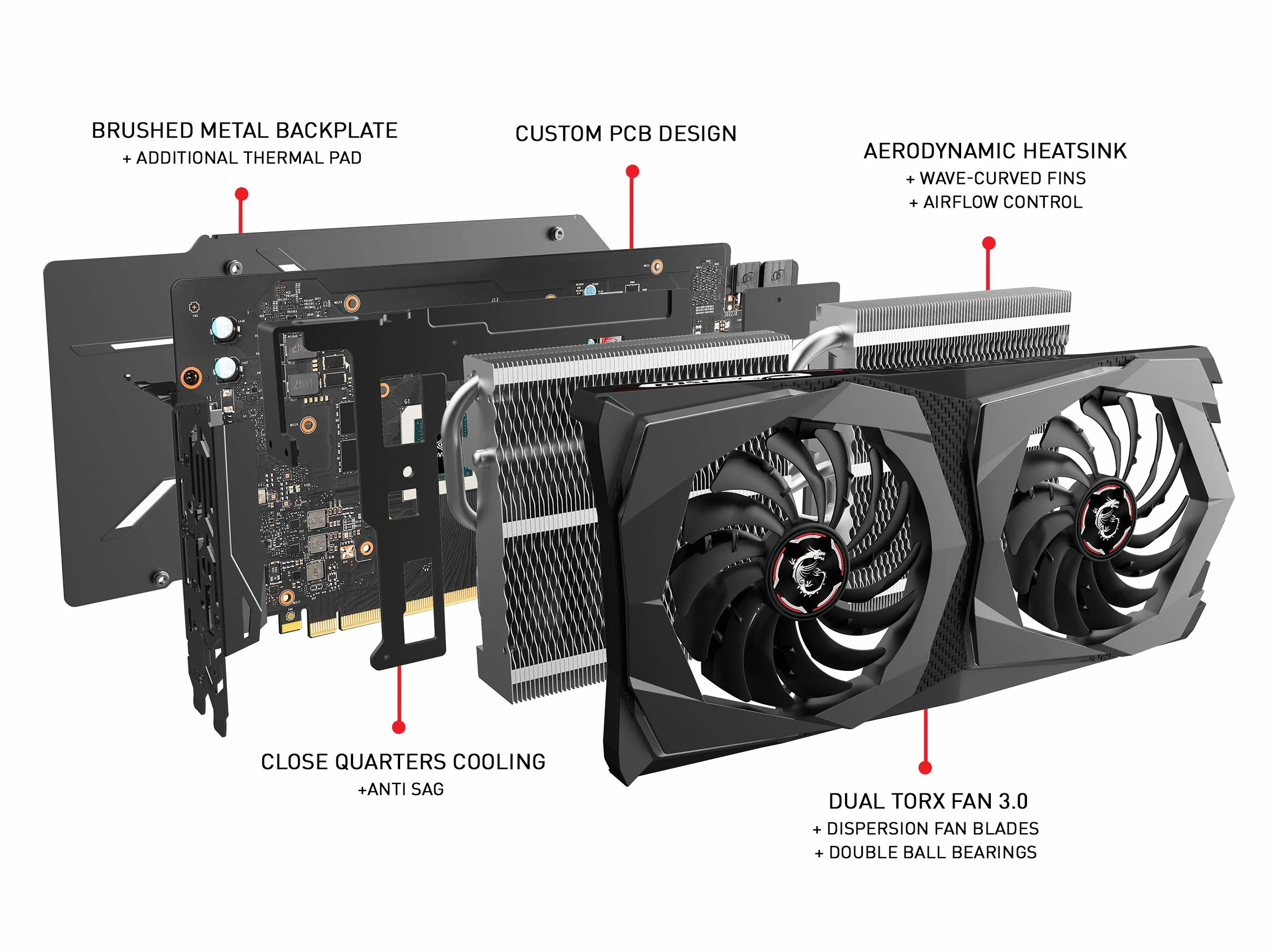 MSI GAMING GeForce RTX 2070 8 GB GDRR6 256-bitowa karta graficzna HDCP (RTX 2070 GAMING Z 8G)