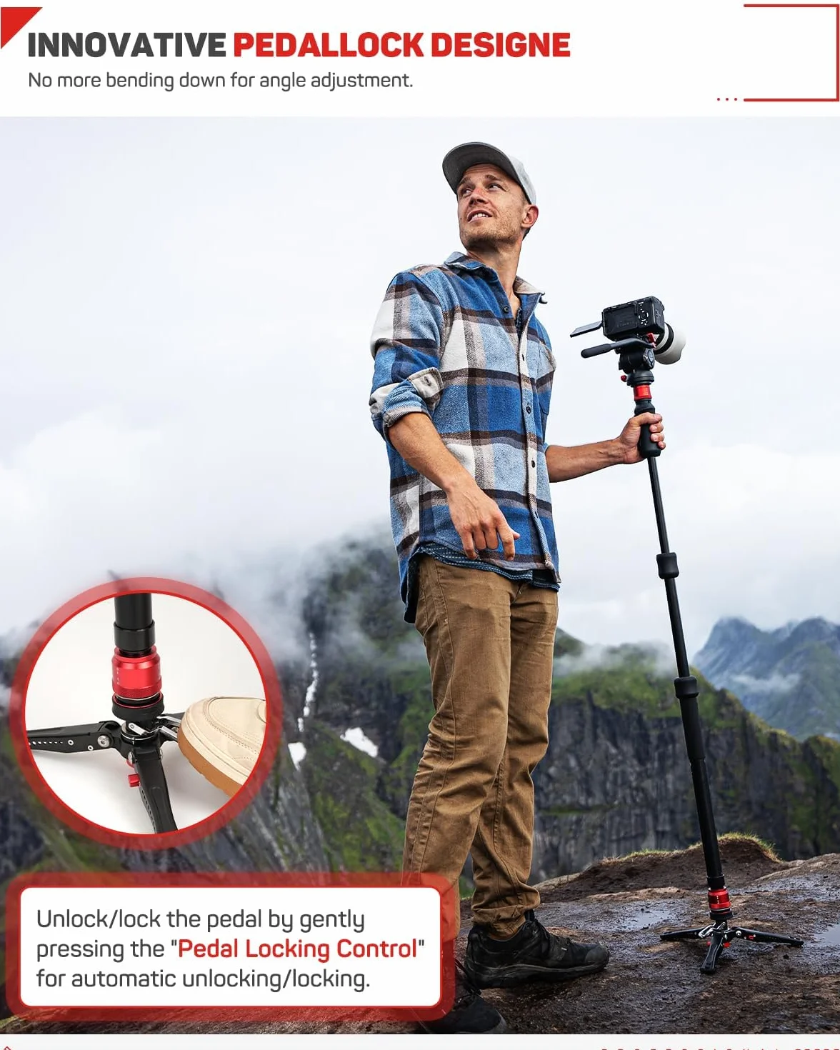 IFOOTAGE Cobra 3 Strike Monopod A150S-
