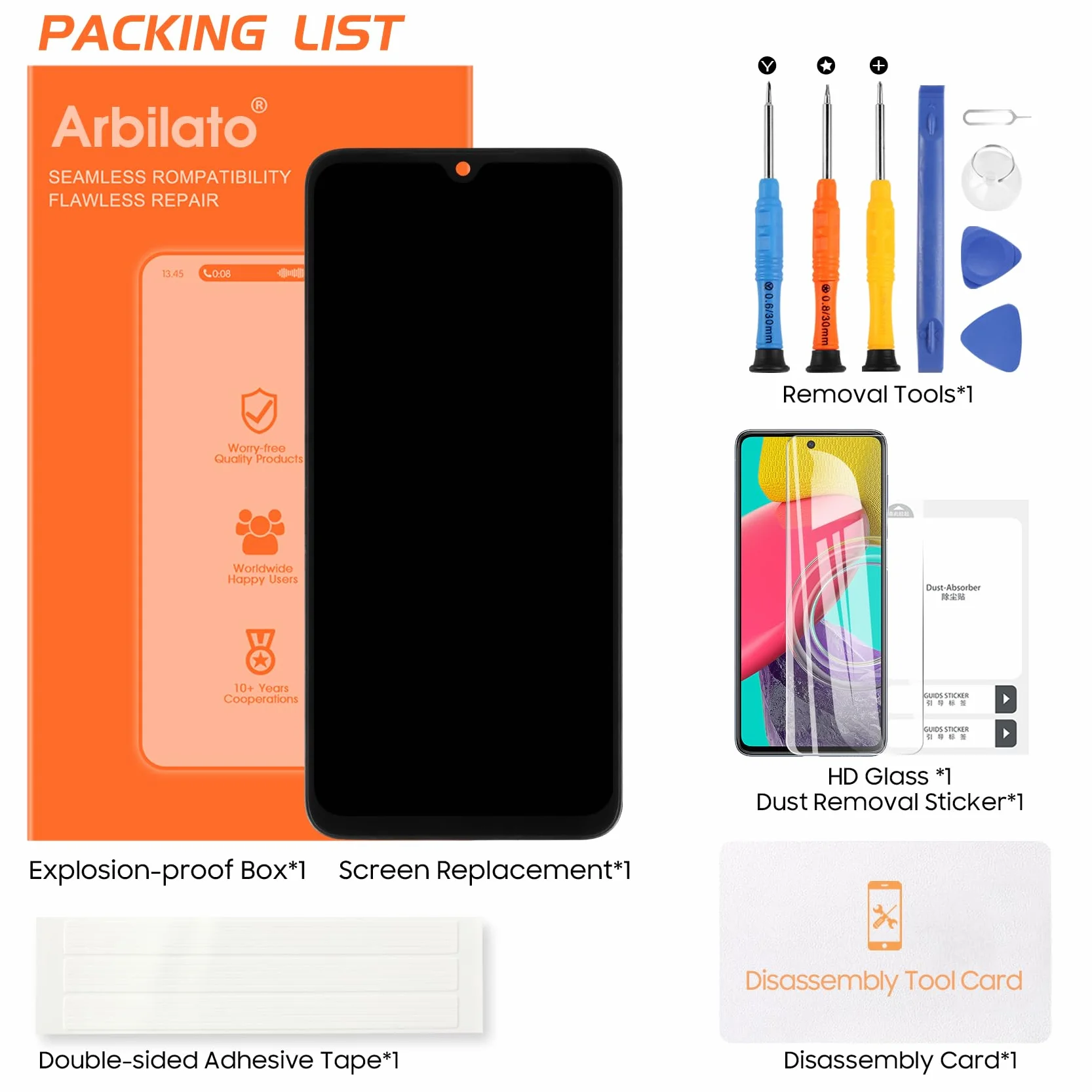 Ekran do Samsung Galaxy A05S LCD, do Samsung Galaxy A05S ekran LCD Digitizer A057 montaż dotykowy SM-A057F SM-A057M SM-A057G (czarny z ramą)