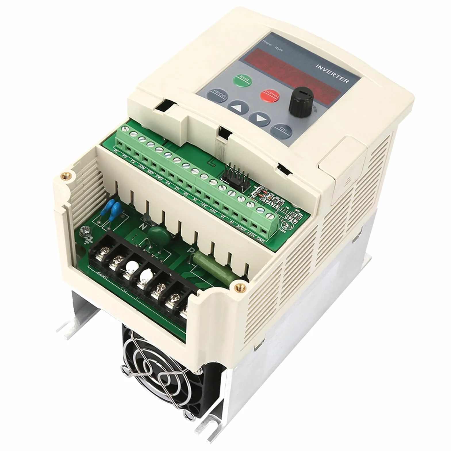Fafeicy 220 V, 2,2 KW, Jednofazowe Wejście, Trójfazowe Wyjście, falownik. Przetwornica Częstotliwości, Przetwornica Częstotliwości do Sterowania pompą i Zasilania wodą o Stałym ciśnieniu.