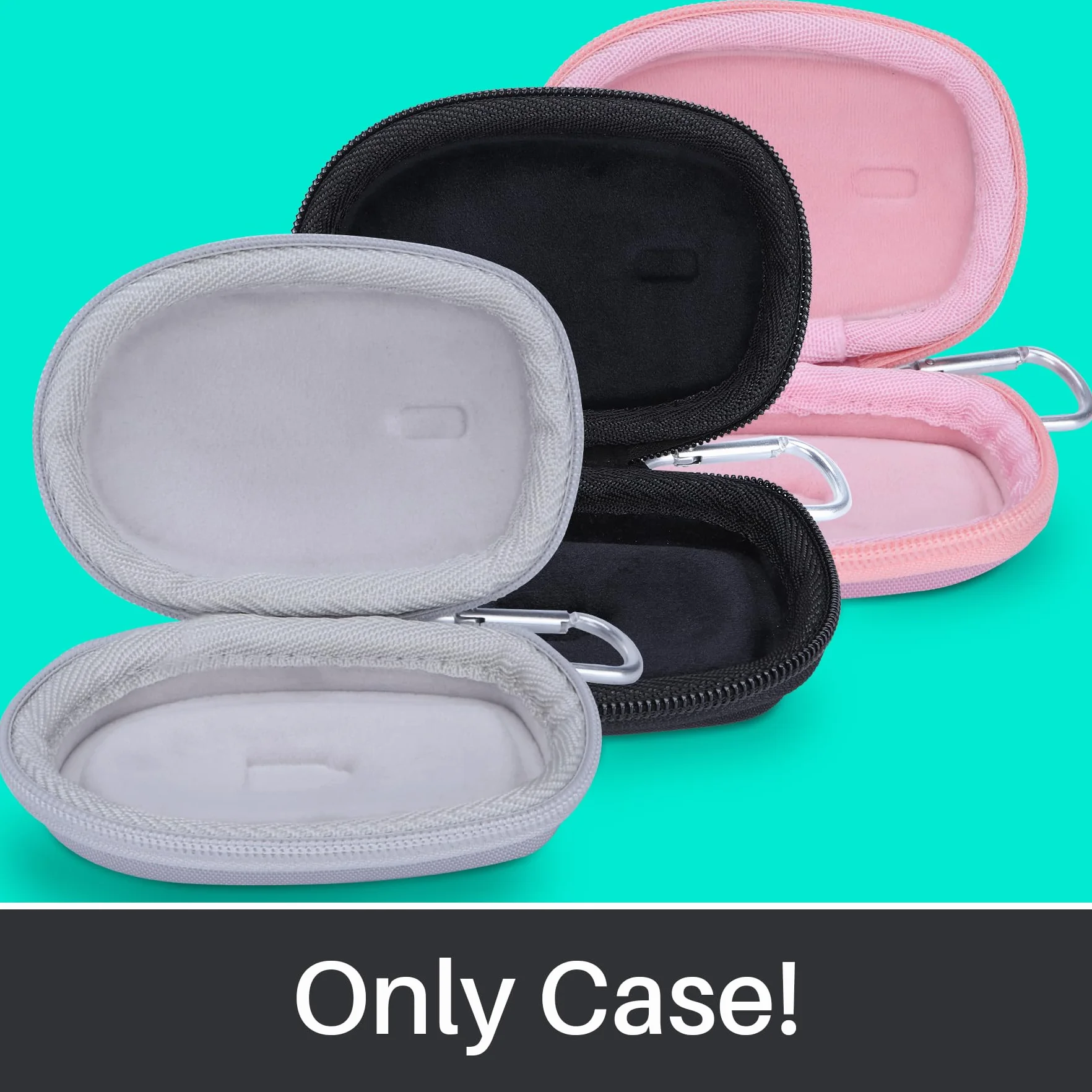 Lebakort Twarde etui kompatybilne z Logitech MXAnywhere 3S 3 Anywhere 2S Compact Performance Mouse (różowe etui)