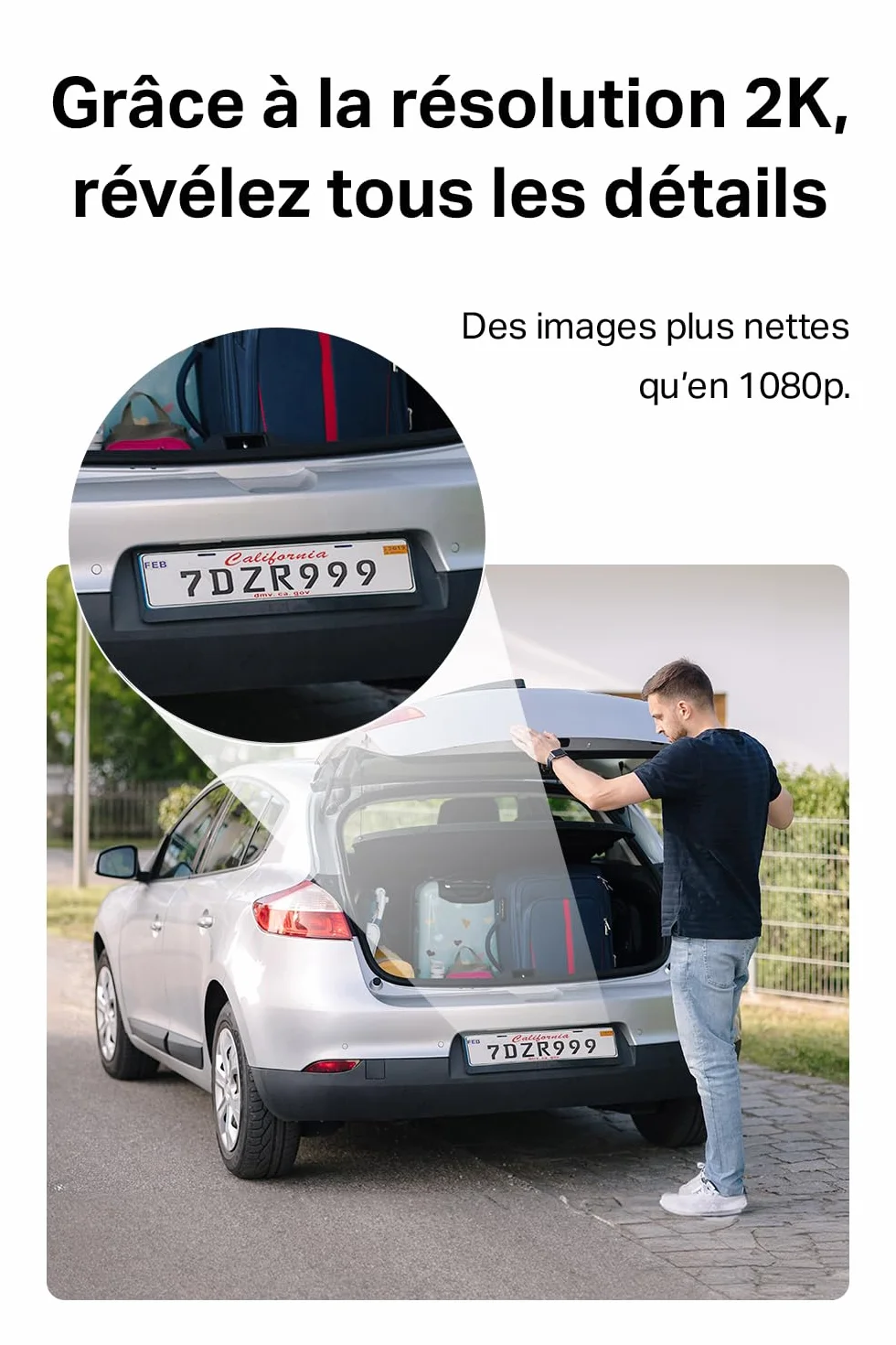 Tapo C410 2K(3MP) Zewnętrzna kamera nadzorująca WiFi bezprzewodowa bateria 2 sztuk, żywotność baterii 180j, wykrywanie osoby, kolorowy noktowizor, wodoodporny IP65, nie wymaga koncentratora
