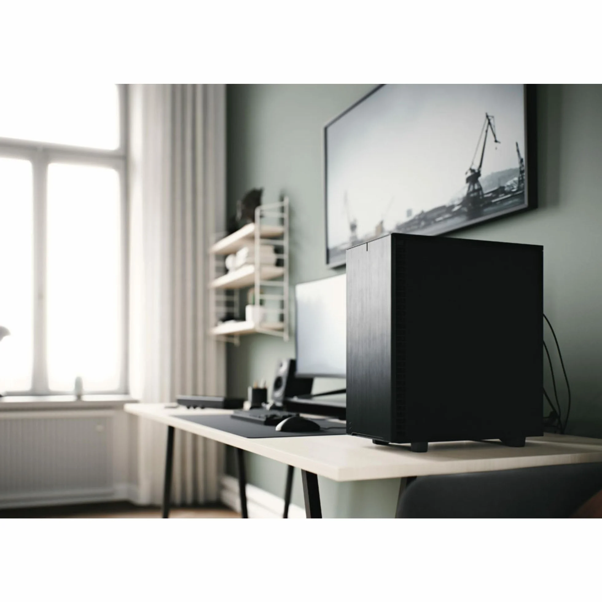 Fractal Design Define 7 Compact Black, kompaktowa obudowa PC ATX wykonana z aluminium/stali, izolowana do cichych komputerów - czarna