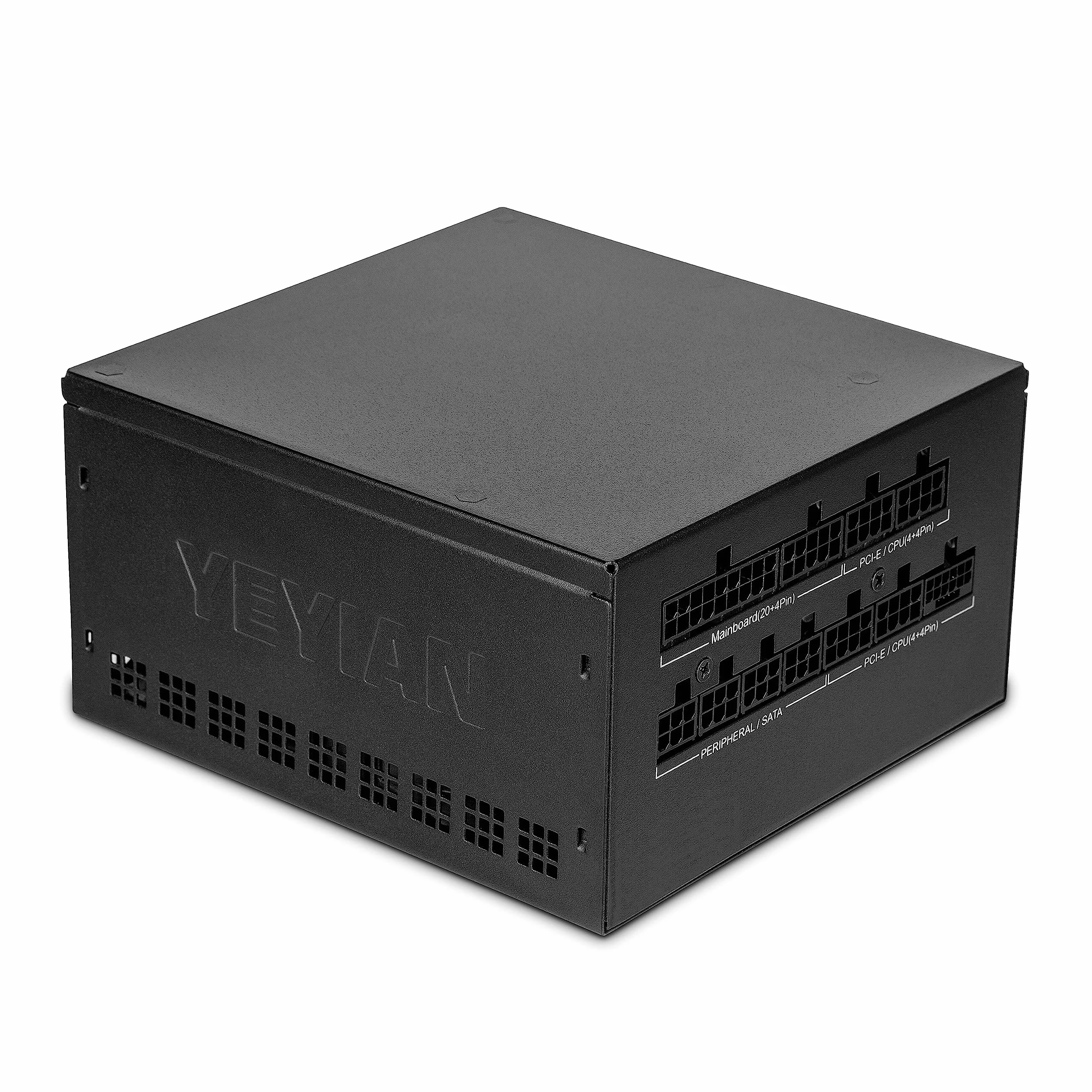 YEYIAN Pegasus 850W 80+ Złoty modułowy zasilacz do komputera PC | PCI-E generacja 5 | ATX 12V wersja 3.0 | 80+ Złota | Kable płaskie | Wentylator 140mm | Komputer do gier RTX 4070 Ti / 4080/4090