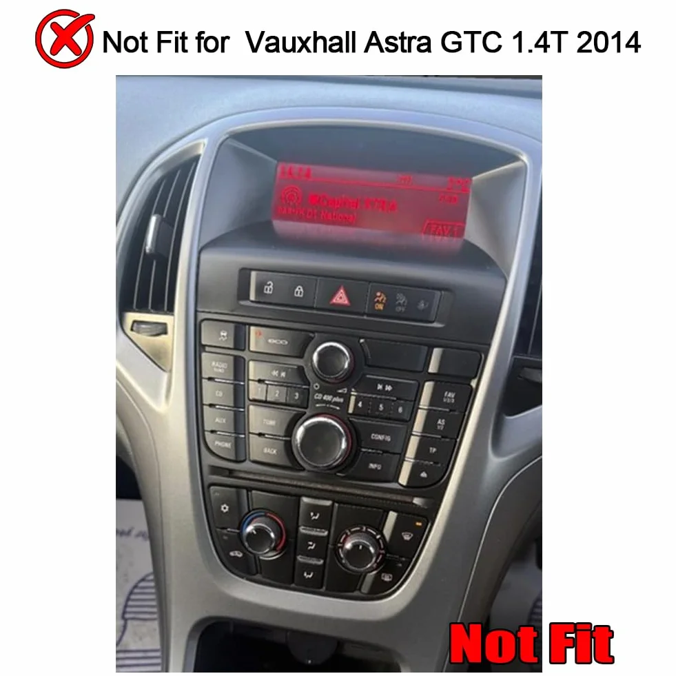 BYNYXI 24.6 cm 4 GB + 64 GB bezprzewodowe i przewodowe radio samochodowe kompatybilne z Vauxhall Astra, Buick Excelle, Android 14, nawigacja GPS, Wi-Fi, Bluetooth, radio MP3, sterowanie głosem, ekran