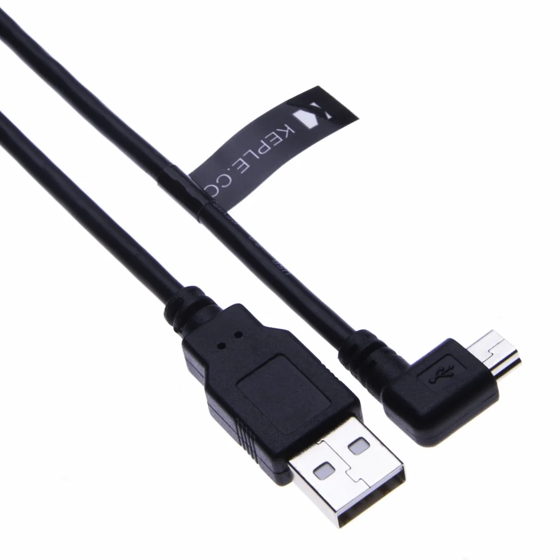 Keple Kąt prosty Mini USB Kabel USB A do Mini USB Ładowarka Kabel Kompatybilny z nuvi 2445/2455 / 2460T / 2475LT / 2496LMT / 2515 / 2595LMT | 1M
