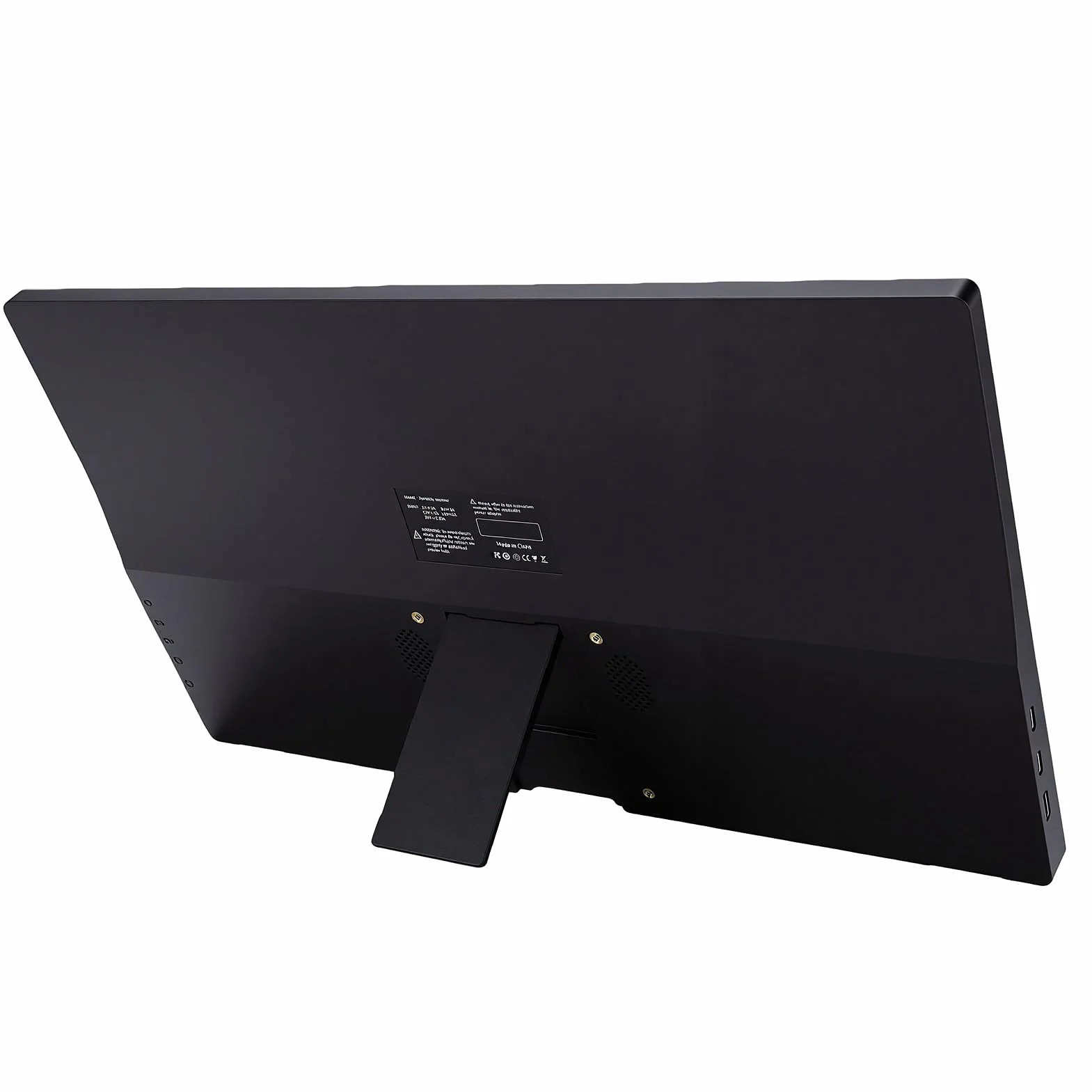 Przenośny Monitor, 15,6-calowy Monitor Podróżny 1080P USB C HDMI, Wbudowana Podstawa VESA, Zewnętrzny Ekran do Laptopów, Komputerów Stacjonarnych, Pokładu Parowego, Konsoli do