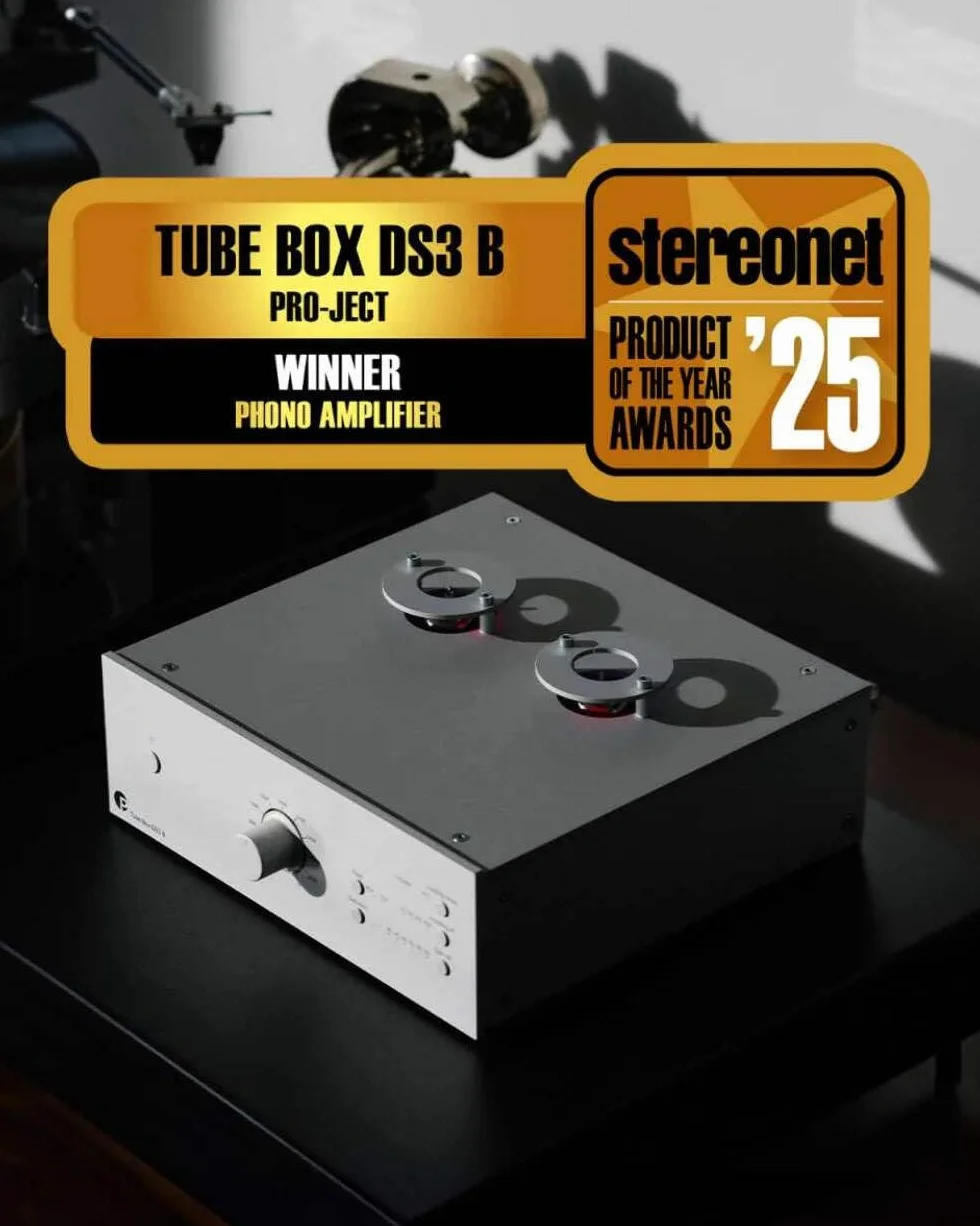 Pro-Ject Tube Box DS3 B Dual-Mono True Balanced przedwzmacniacz świetlny, czarny