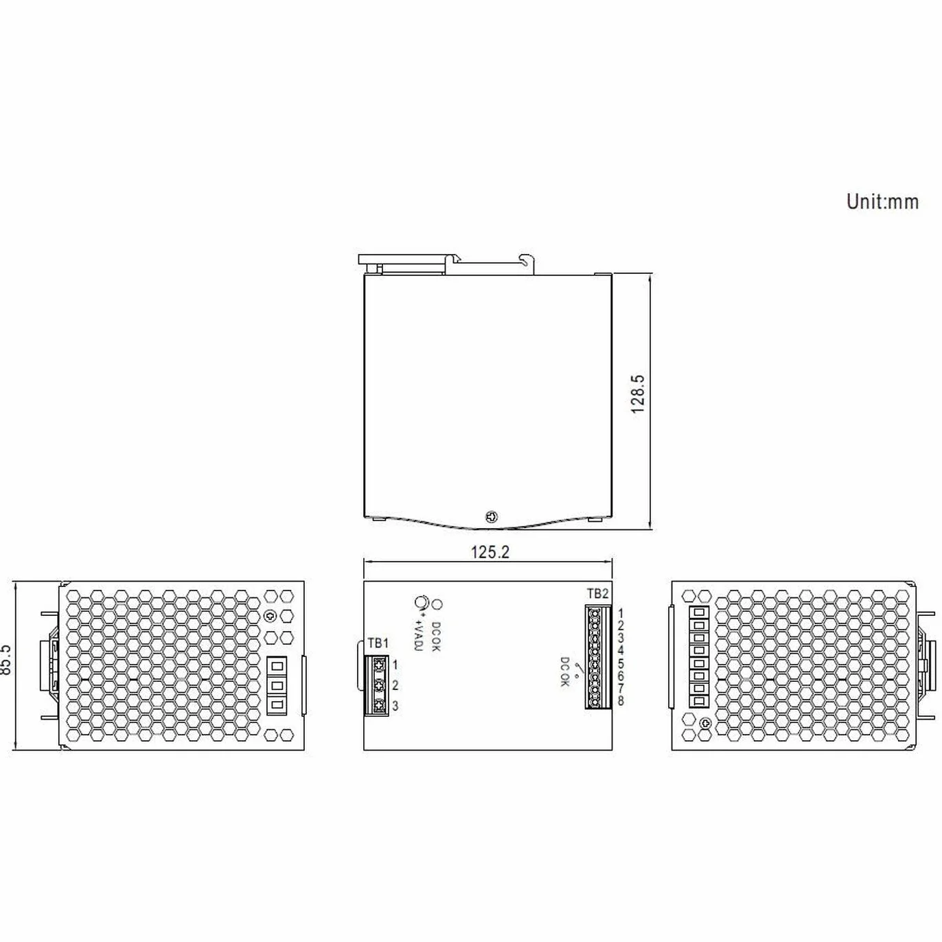 MeanWell SDR-480-24 480 W 24 V 20 A szyny montażowe, zasilacz DIN-RAIL