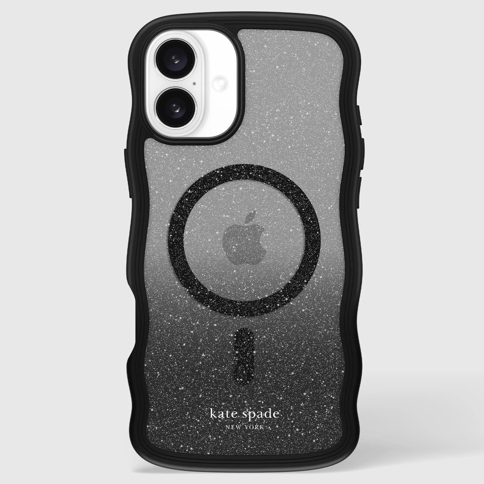 Kate Spade New York Etui na iPhone'a 16 Plus – kompatybilne z MagSafe – designerskie etui na telefon – falista noc