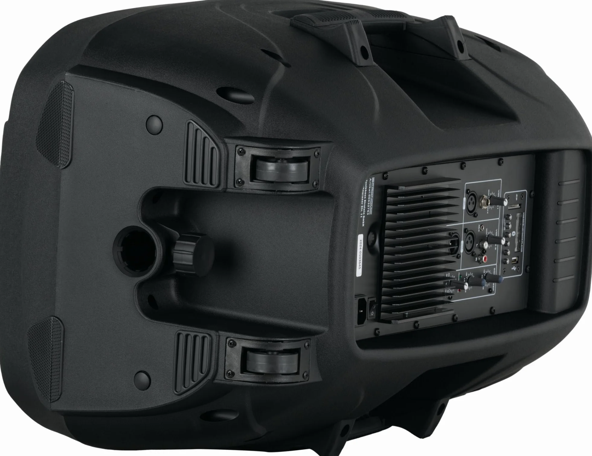 Pronomic PH15A DJ aktywne głośniki mobilne MP3 Bluetooth 700 W (na zewnątrz, głośnik niskotonowy 15", przetwornik wysokotonowy 34 mm, kołnierz wysokiego stojaka, lekko obracające się kółka, obudowa