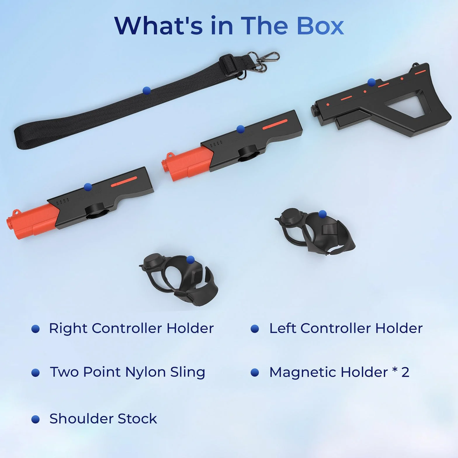 Magnetyczny uchwyt kontrolera do karabinu maszynowego/pistoletu VR do Meta Quest 3 Uchwyt Quick Release Gunstock Bracket Stand do Oculus Quest 3 Akcesoria do strzelanek